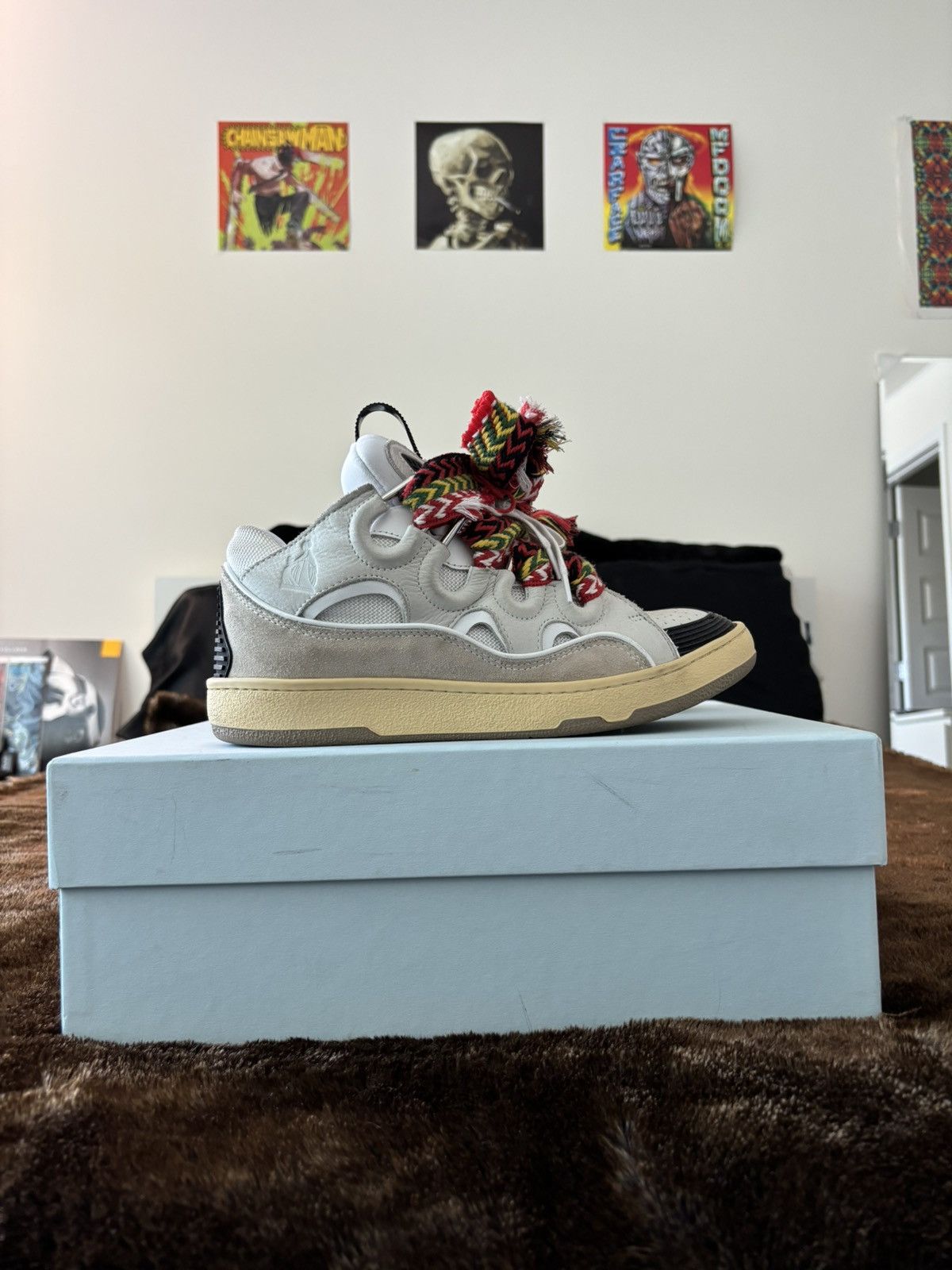 LANVIN Curb Sneaker サイズ41 Lanvin - Curb Snake Sneakers in 