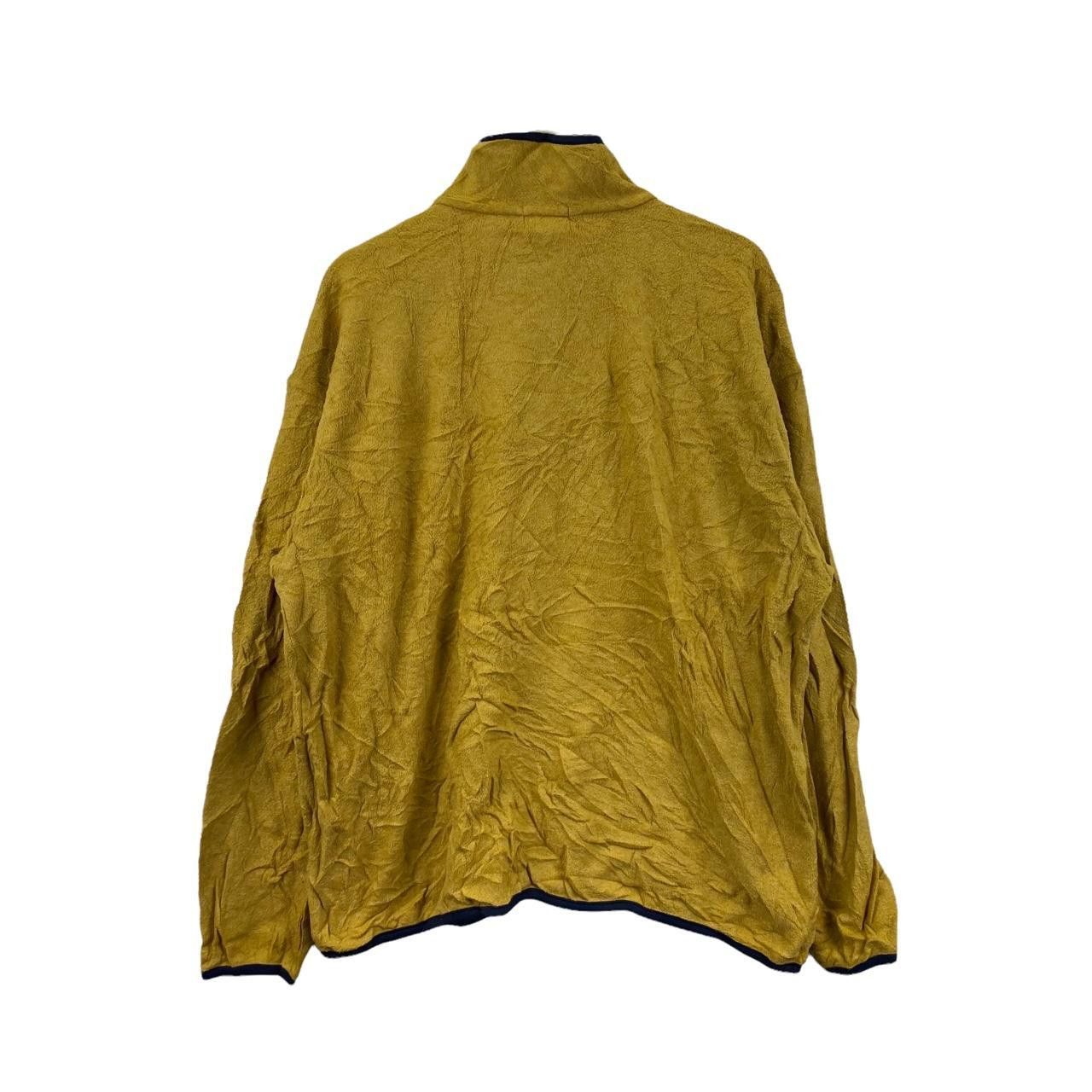 Vintage Vtg 90’ CLUB ROOM Minimalist Yellow Outdoor Fleece Sweater Size M / US 6-8 / IT 42-44 - 2 Thumbnail