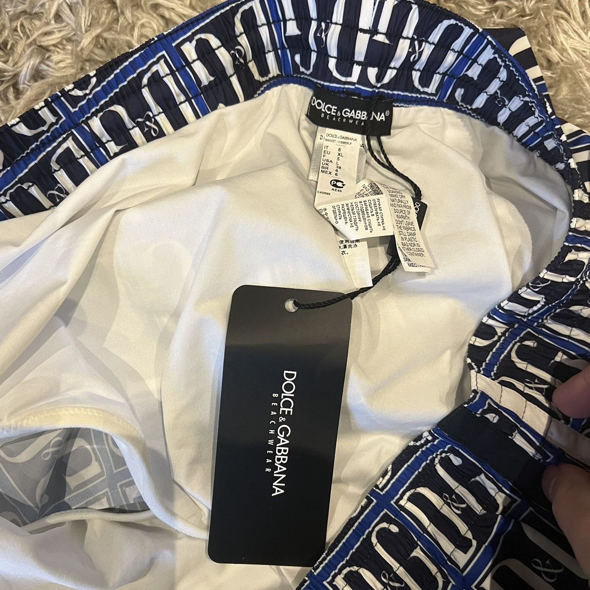 Dolce & Gabbana D&G shorts swimwear joggers new print logo Dolce and Gabanna Size US 38 / EU 54 - 5 Thumbnail