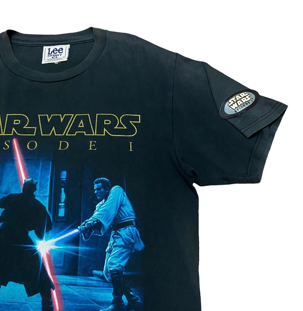 Vintage Rare Design Vintage Movie Star Wars Episode 1 T-shirt 1990s Size US L / EU 52-54 / 3 - 6 Thumbnail