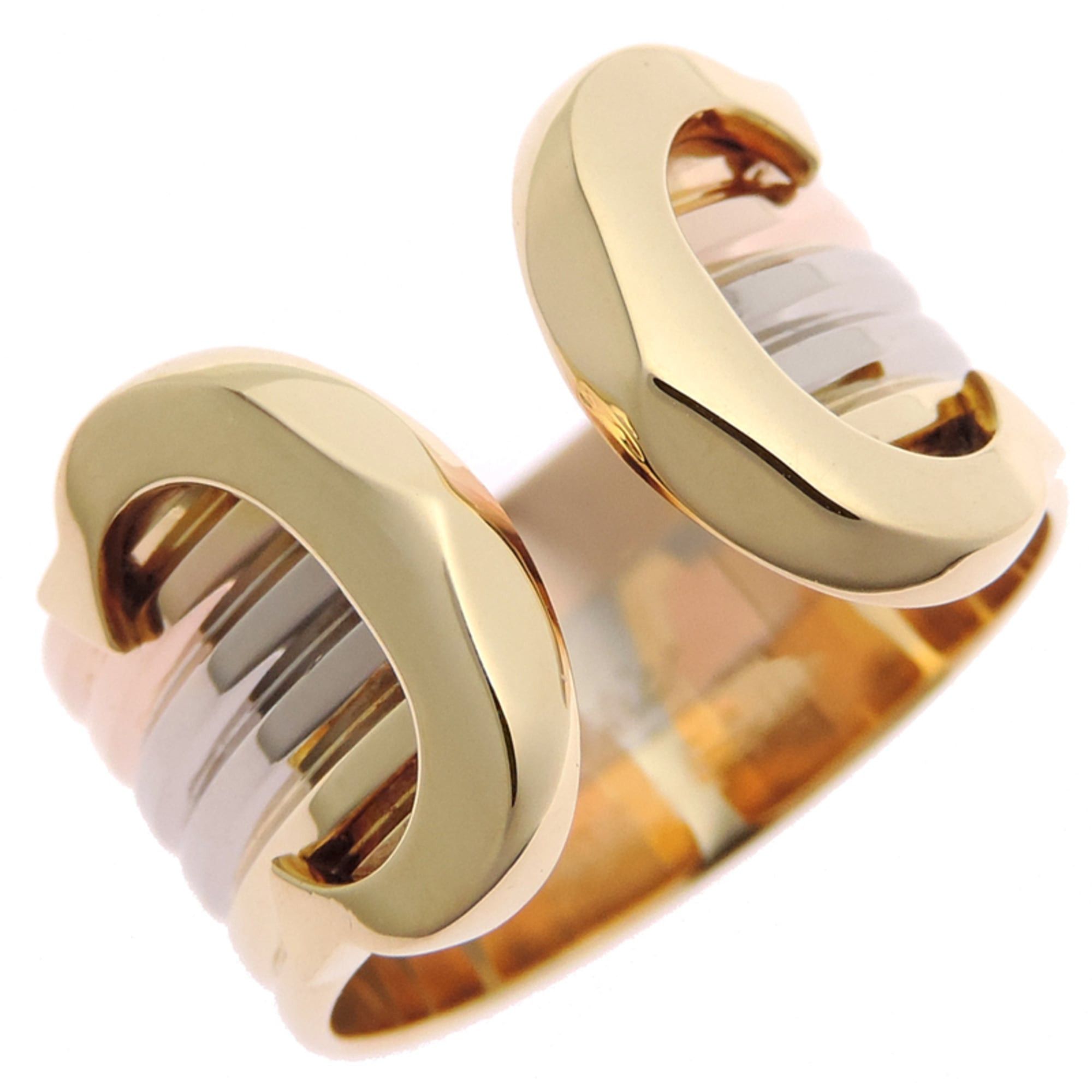 Cartier Cartier 2C #54 Women's/Men's Ring, 750 Yellow Gold, Gold Tone Size ONE SIZE - 1 Thumbnail