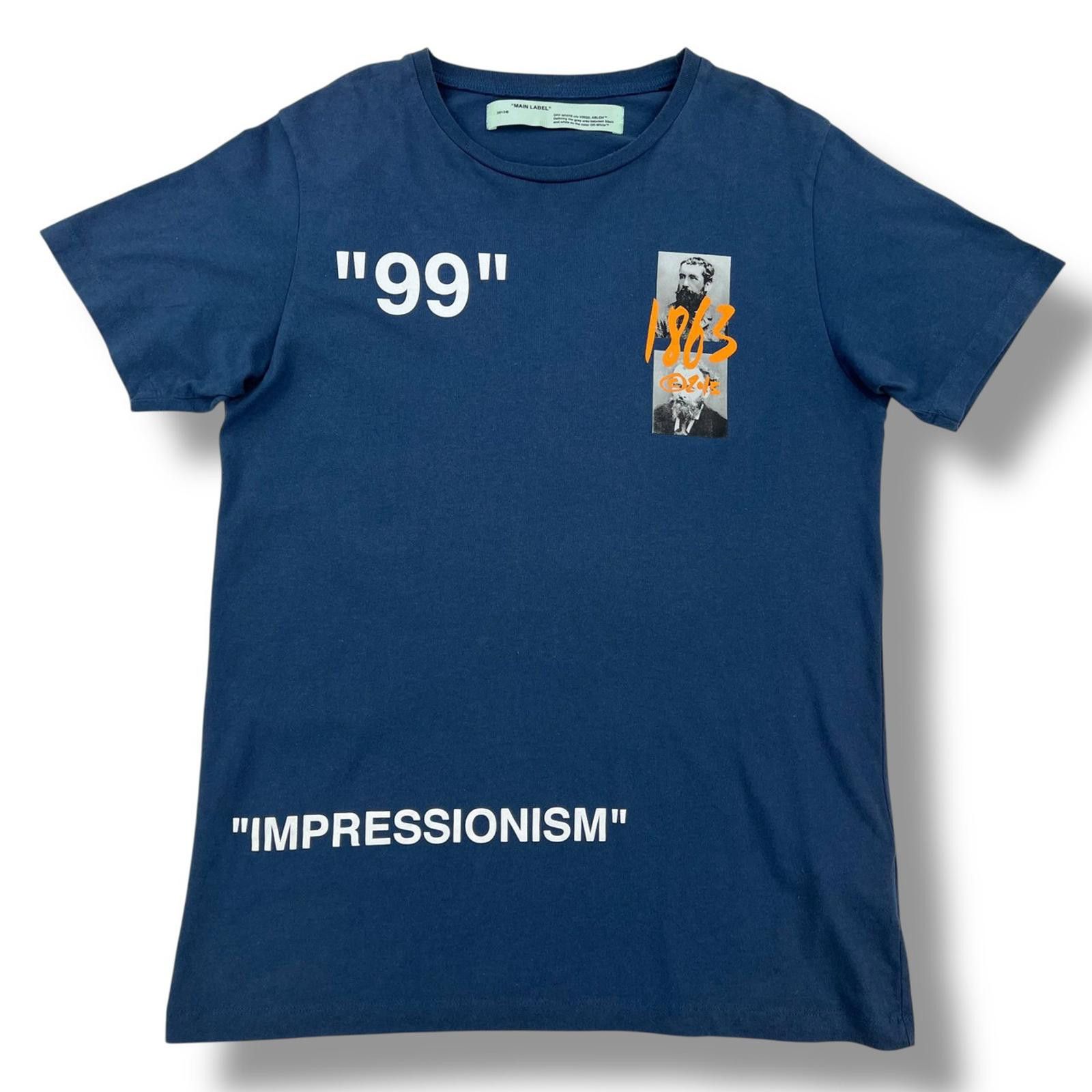 Off-White Off-White Impressionism Boat Blue T-Shirt Size US M / EU 48-50 / 2 - 3 Thumbnail