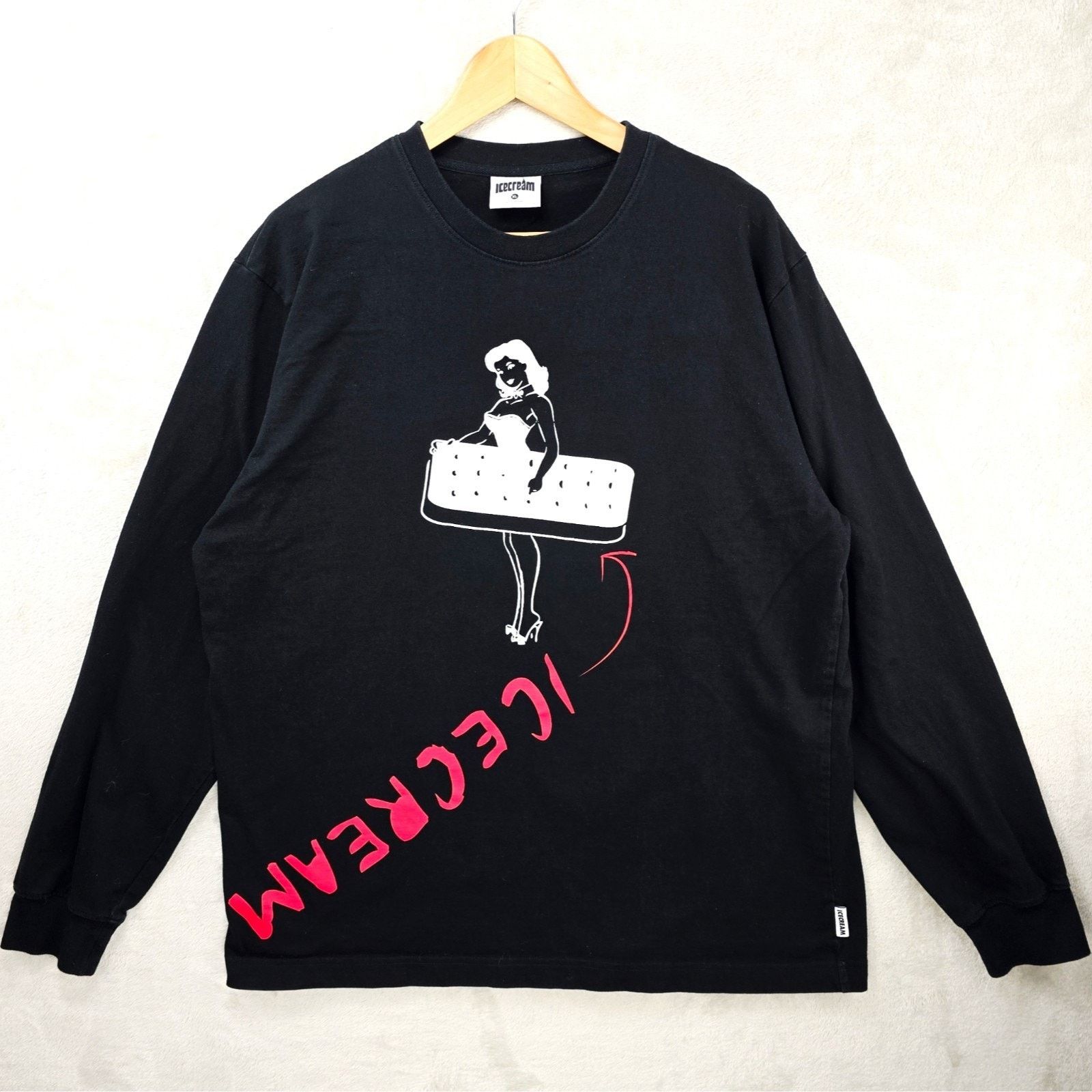 Icecream Icecream Shirt Men's XL Black BBC Pharell Girl Sandwich Size US XL / EU 56 / 4 - 1 Thumbnail