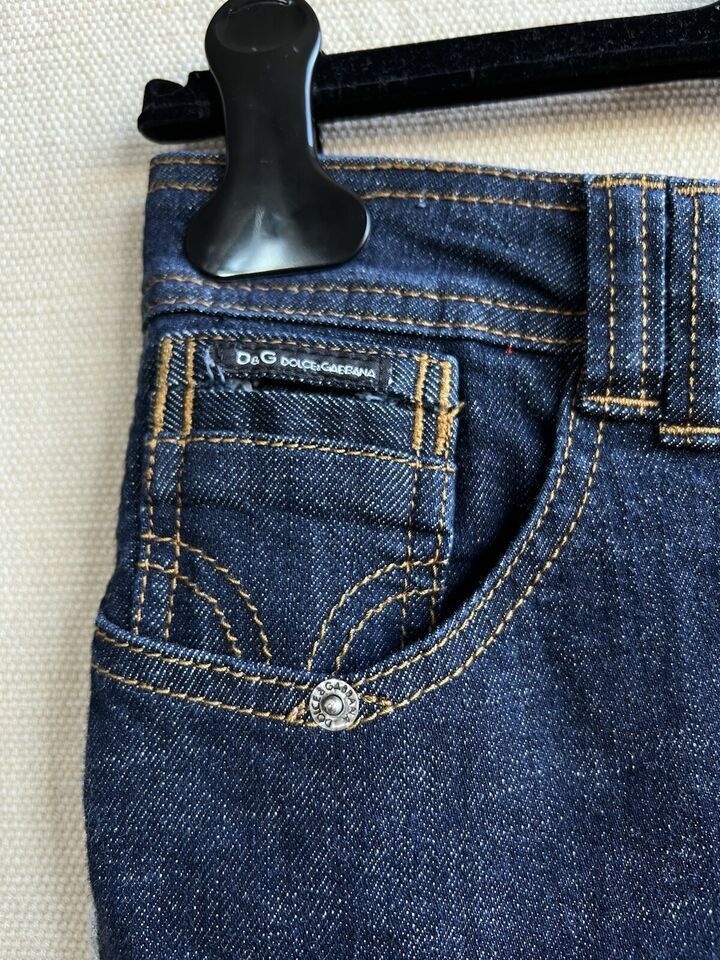 Dolce & Gabbana Dolce & Gabbana Knee Length Denim Skirt Blue Size S Size 28" / US 6 / IT 42 - 4 Thumbnail