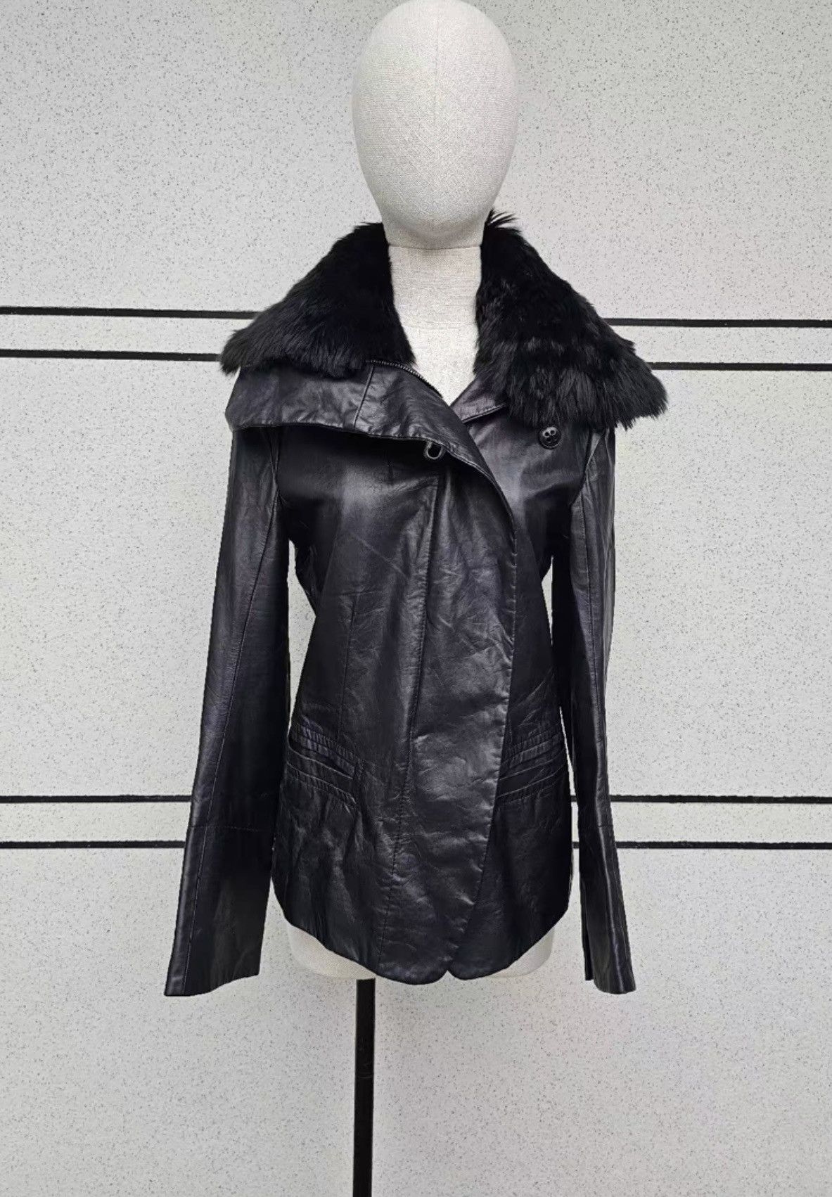Ann Demeulemeester Ann demeulemeester leather coat, jacket Size S / US 4 / IT 40 - 2 Thumbnail