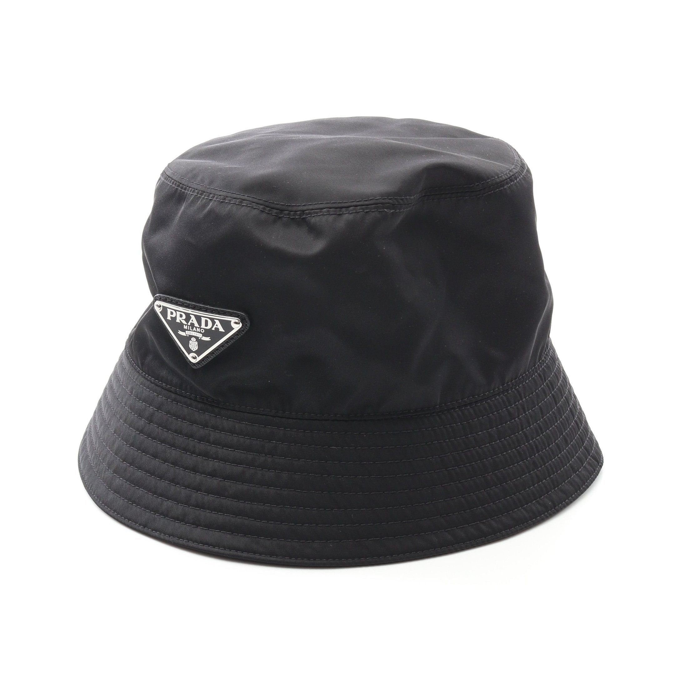 Prada Prada Bucket Hat Nylon Black Size ONE SIZE - 1 Thumbnail
