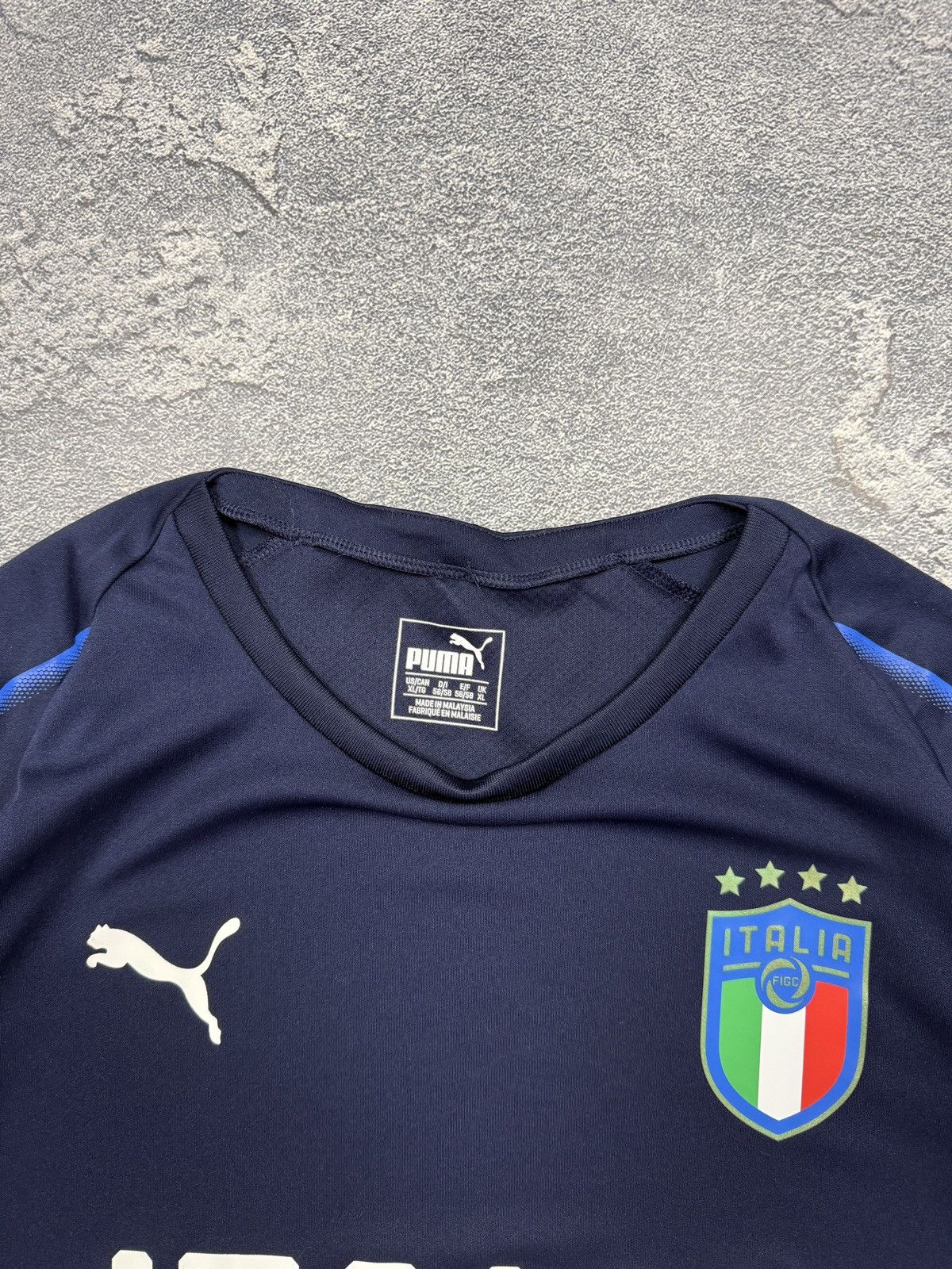 Puma × Vintage Puma Italia mens t-shirt tee big logo Size US XL / EU 56 / 4 - 5 Thumbnail