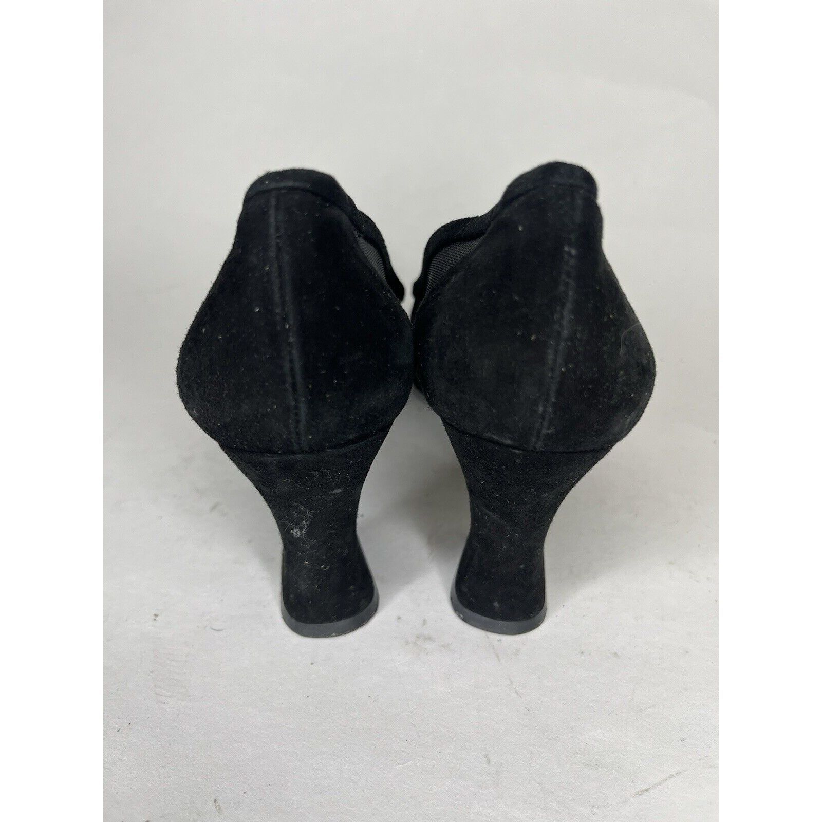 DKNY DKNY Black Textile Mesh Synthetic Dress Kitten Heels Women S Size US 7.5 / IT 37.5 - 3 Thumbnail