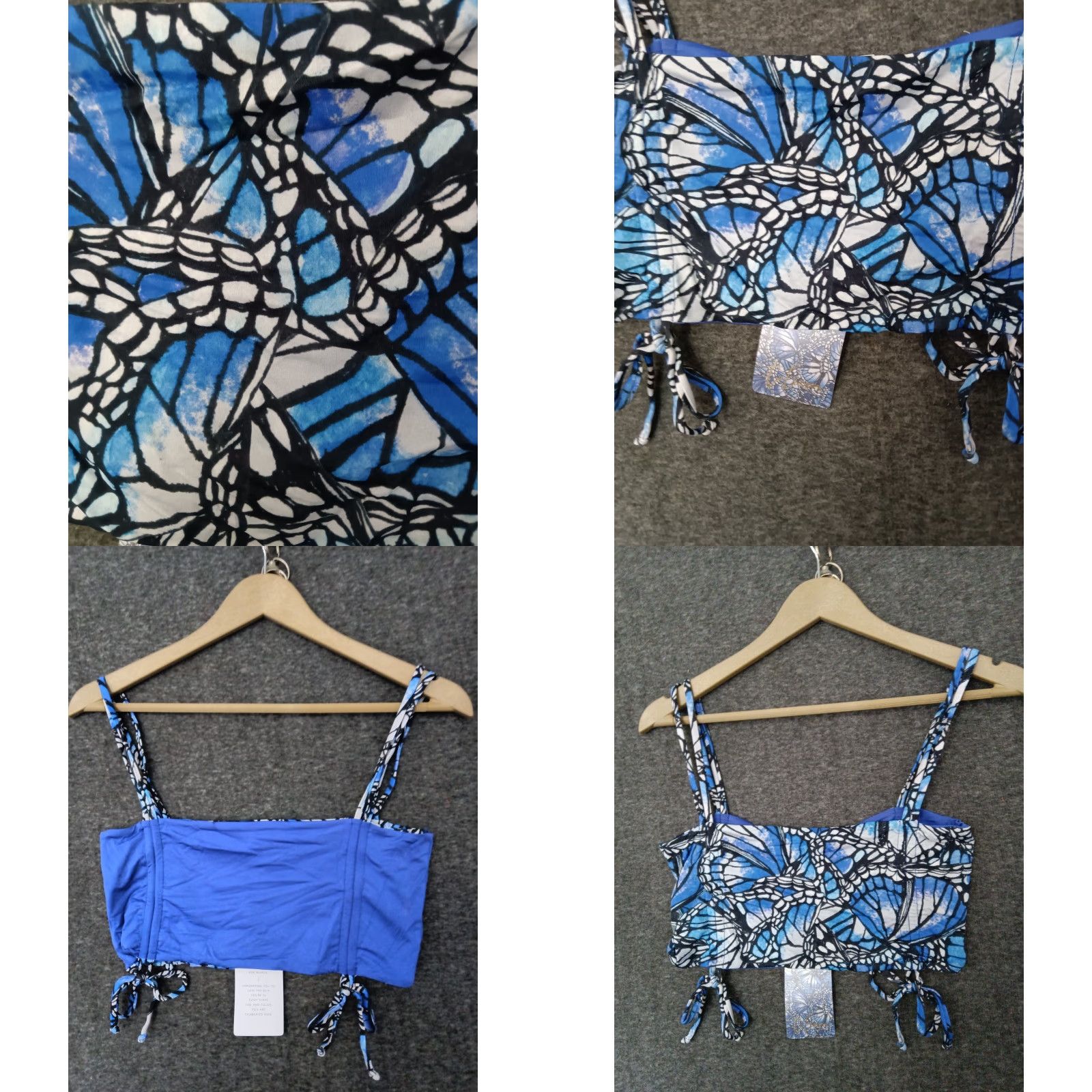 Other Toluca Swim Top Bikini Spaghetti Strap Adonis S Size S / US 4 / IT 40 - 8 Thumbnail