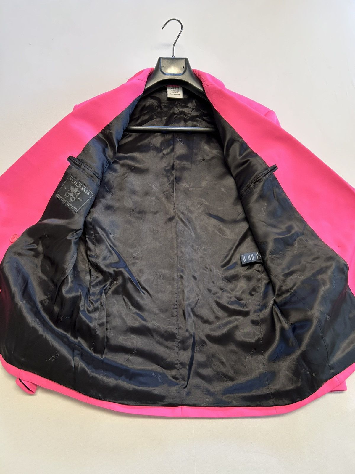 Vetements 2020 Oversized Blazer Pink Size 48L - 8 Thumbnail