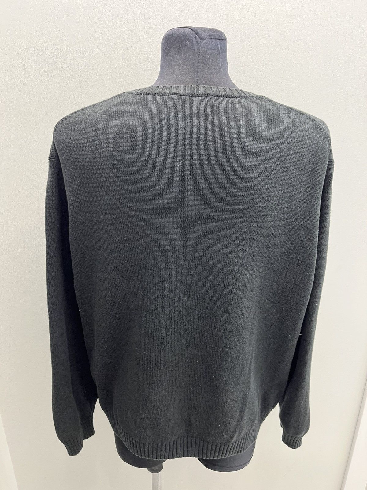 Yves Saint Laurent Vintage Yves Saint Laurent Black YSL Sweater Knit Sweatshirt Size US XXL / EU 58 / 5 - 2 Thumbnail