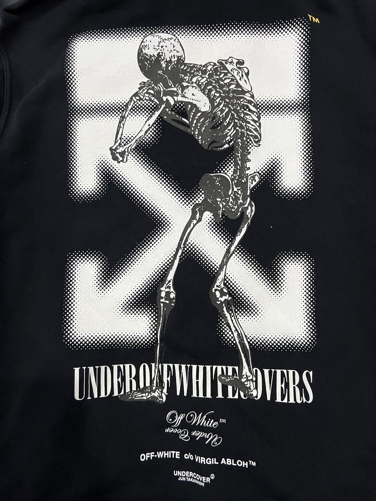 Off-White × Undercover Off-White by Undercover SS19 Reversible Skeleton Hand Zip Ho Size US M / EU 48-50 / 2 - 10 Thumbnail