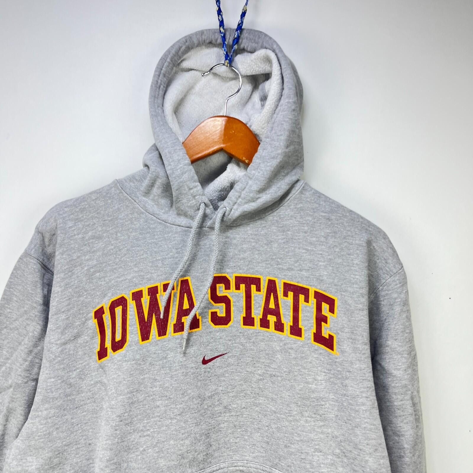 Nike Vintage Nike Iowa State Cyclones Hoodie Gray Medium Size ONE SIZE - 2 Thumbnail