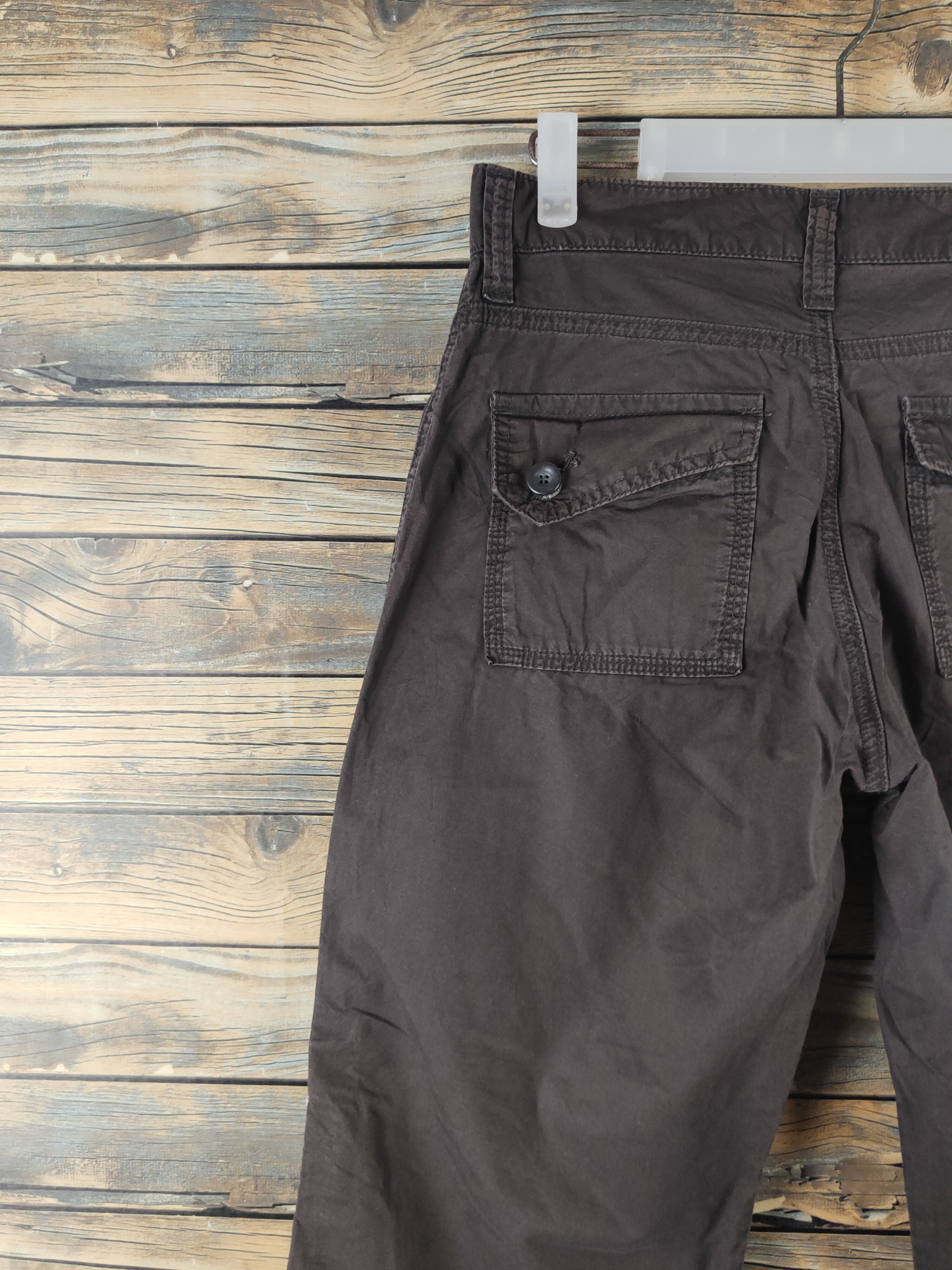 Japanese Brand DL Japanese Brand Brown Multipocket Casual Pants #2667 Size 27" / US 4 / IT 40 - 8 Thumbnail