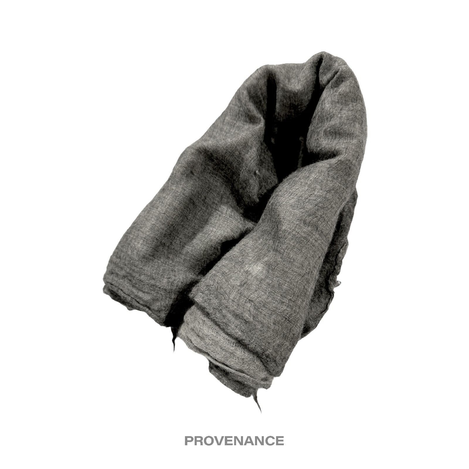 Brunello Cucinelli 🔴 Brunello Cucinelli Two-Tone Cashmere Sheer Scarf Grey Size ONE SIZE - 4 Thumbnail