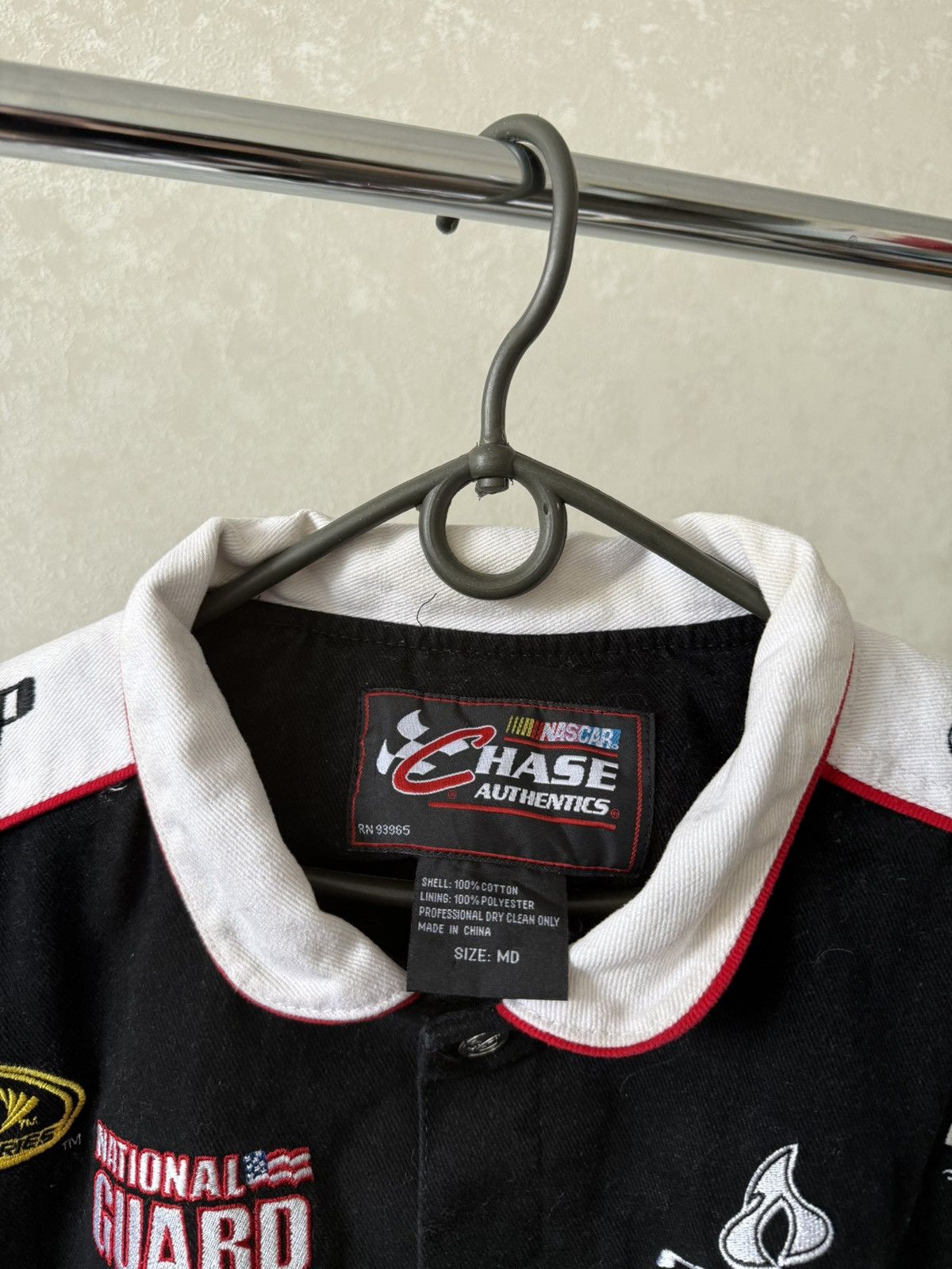 NASCAR Dale Earnhardt NASCAR Racing Jacket National Guard Chevrolet Size US M / EU 48-50 / 2 - 8 Thumbnail