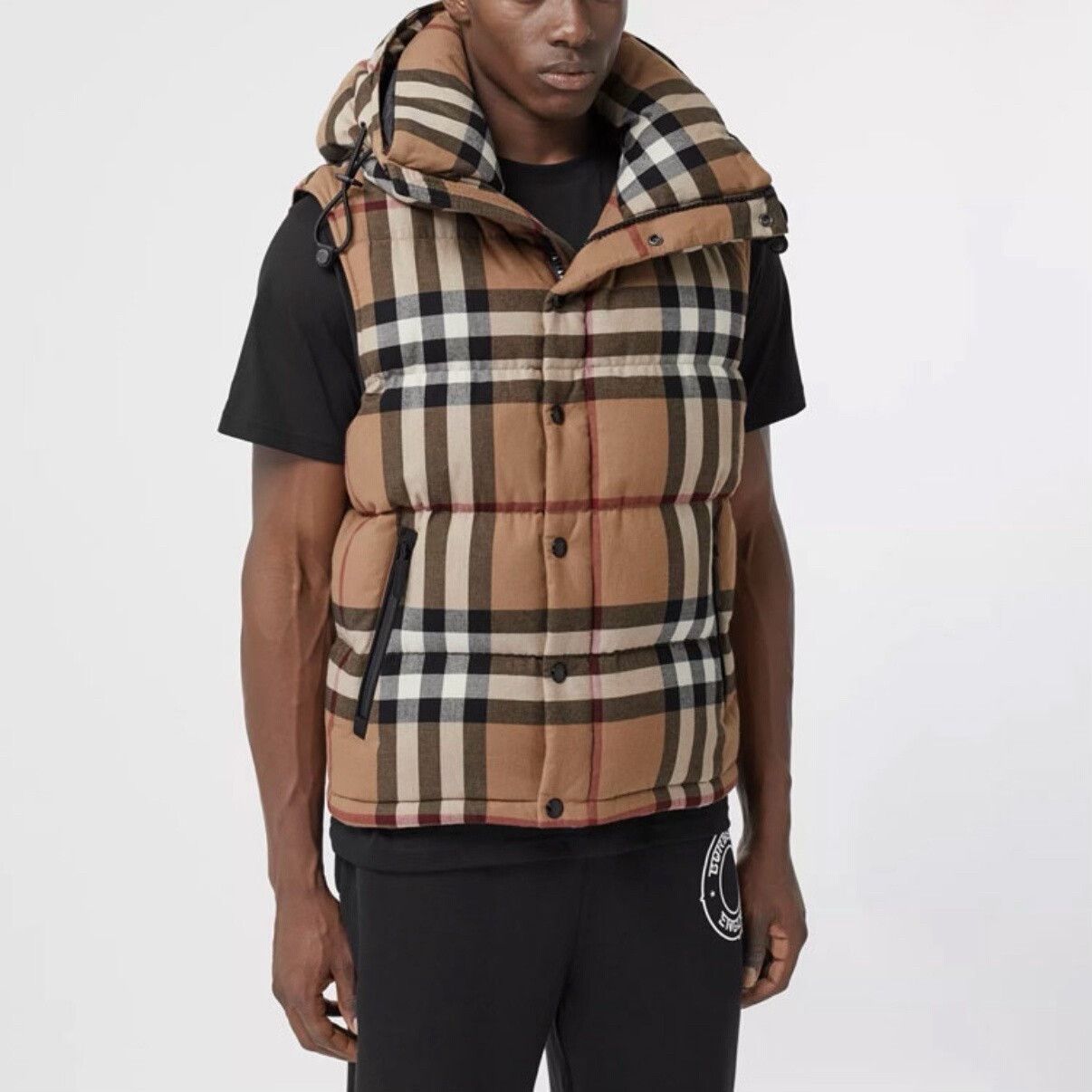burberry down jacket with detachable sleeves