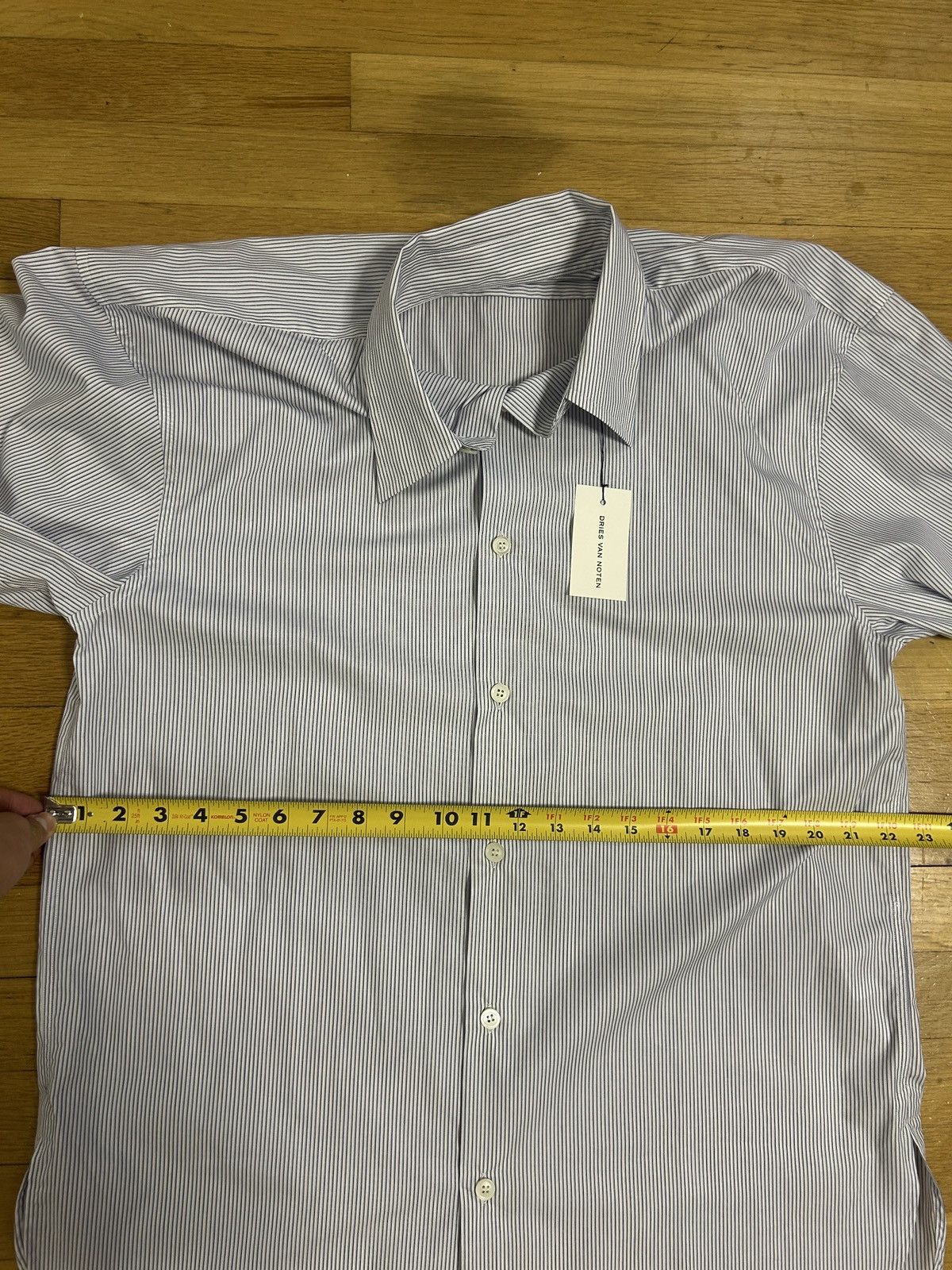 Dries Van Noten Blue striped Dries Van Noten Button up Size US M / EU 48-50 / 2 - 5 Thumbnail