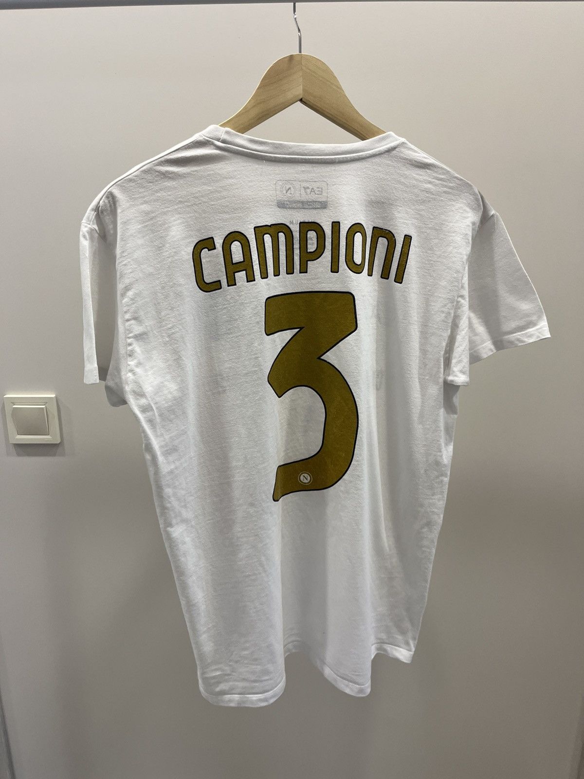 Emporio Armani Napoli #3 campioni italia 22/23 Size US M / EU 48-50 / 2 - 4 Thumbnail