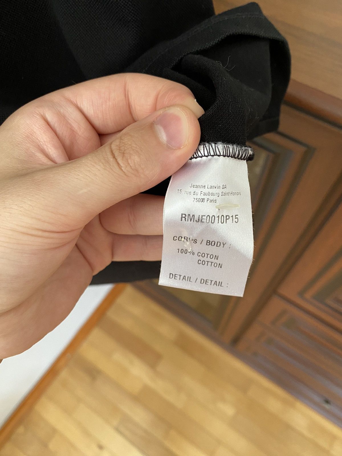 Lanvin Rare Lanvin Black Arm Patched Polo Shirt Size US L / EU 52-54 / 3 - 10 Thumbnail