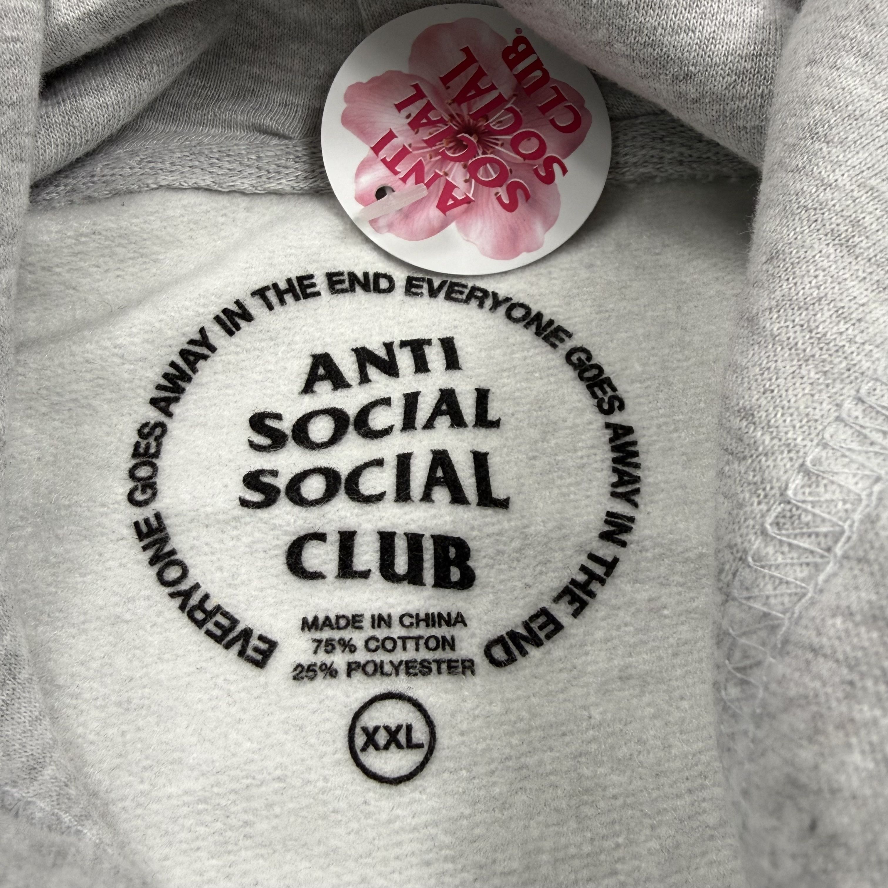 Anti Social Social Club × Undefeated Anti Social Social Club x Undefeated Hoodie Grey XXL NEW Size US XXL / EU 58 / 5 - 4 Thumbnail