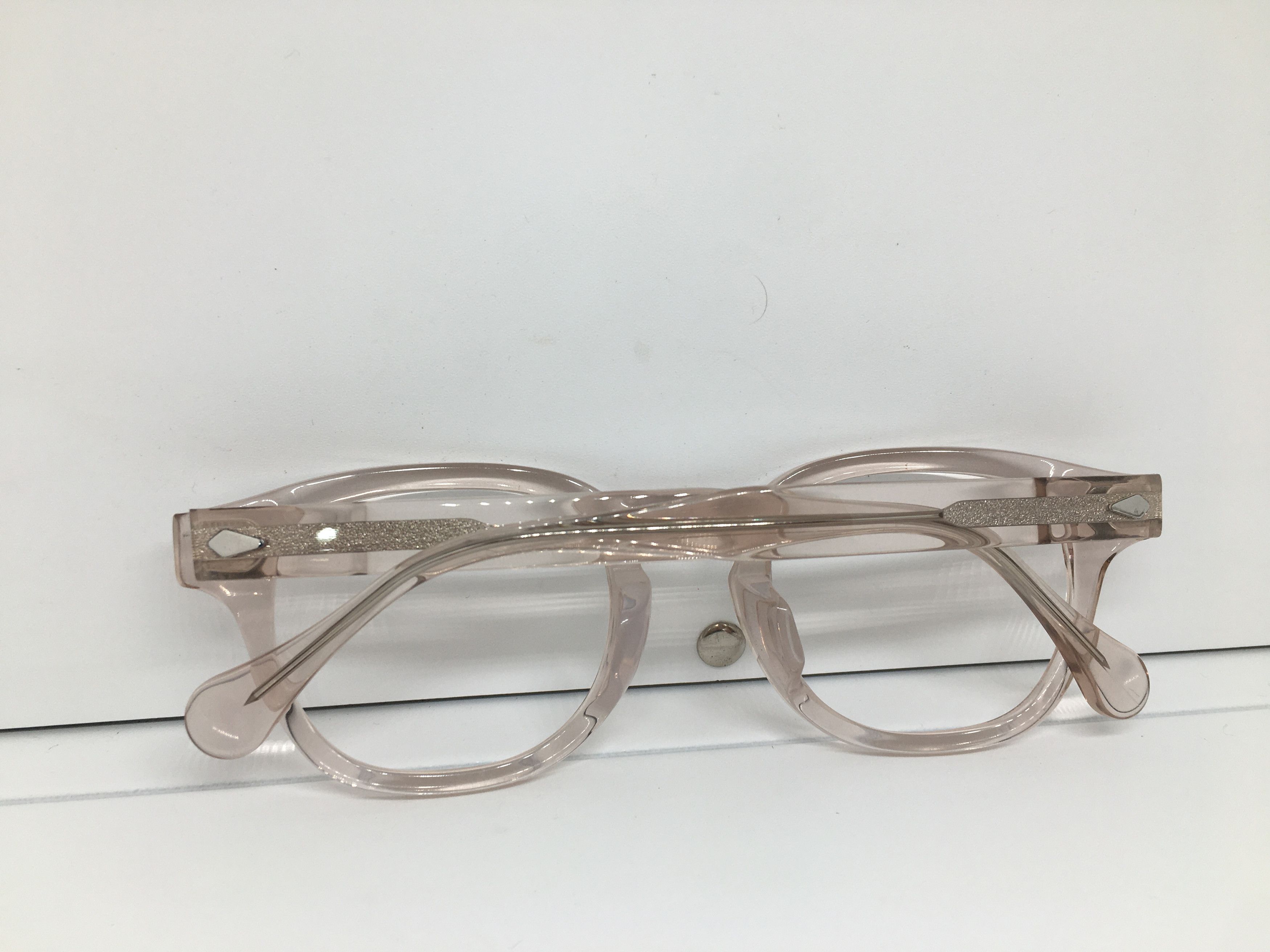 Other Clear Acetate RX Eyeglasses Frame Asian Bridge Size ONE SIZE - 9 Thumbnail