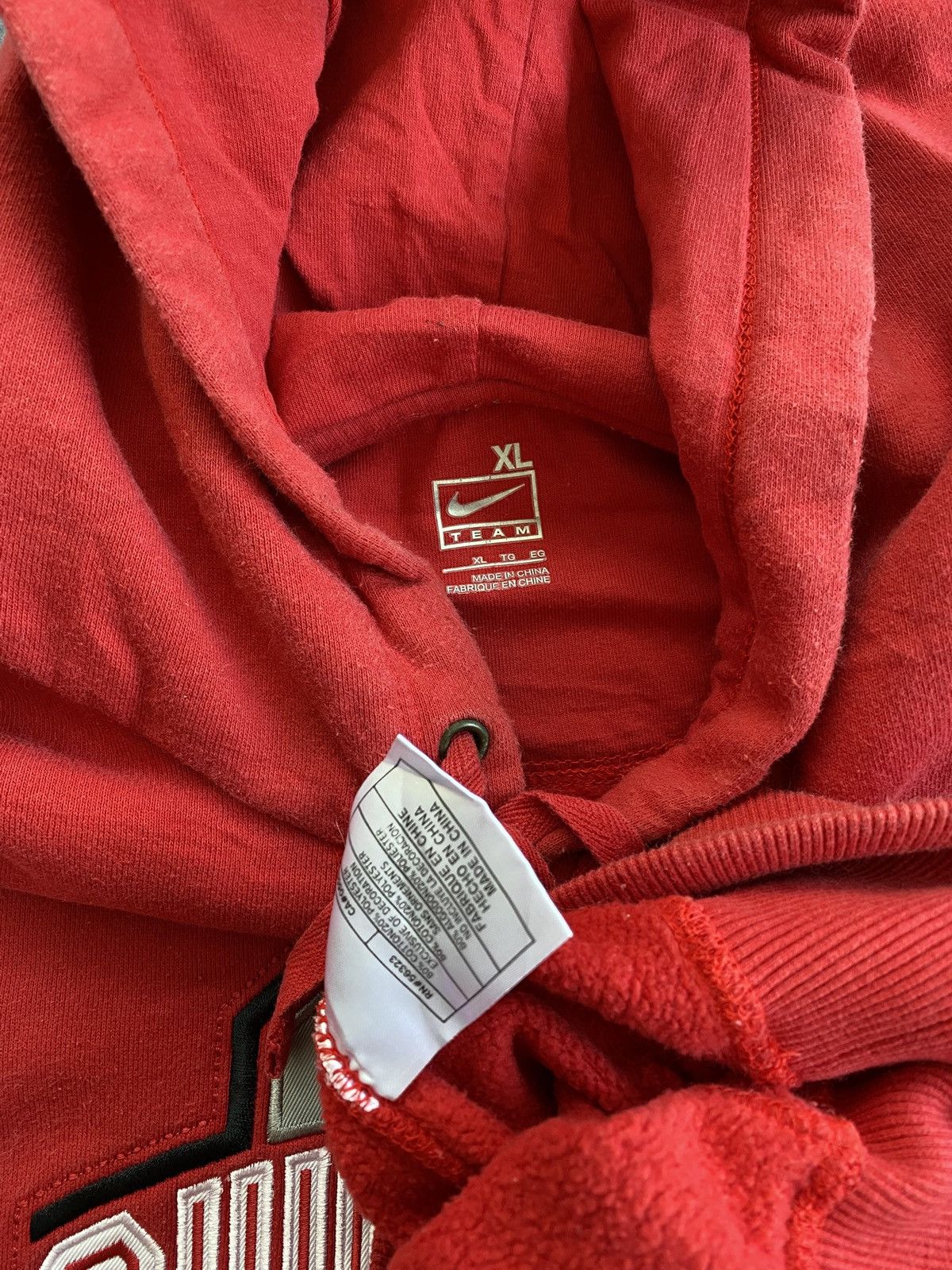 Nike Vintage 00’s Nike Ohio State Center Pocket Swoosh Hoodie✨ Size US XL / EU 56 / 4 - 6 Thumbnail