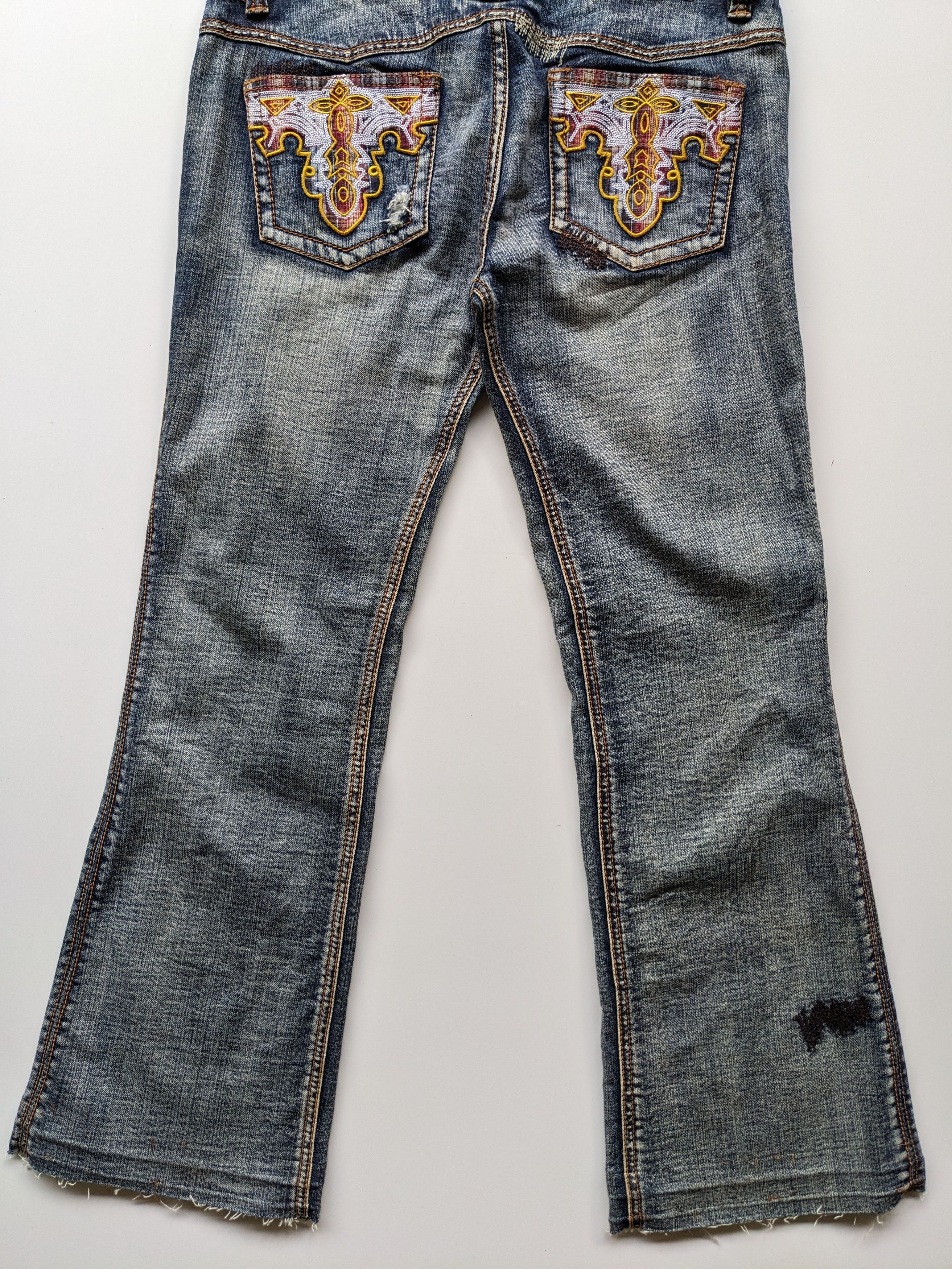 If Six Was Nine × Japanese Brand Angel Jeans cowboy flare jeans Size 34" / US 12 / IT 48 - 4 Thumbnail