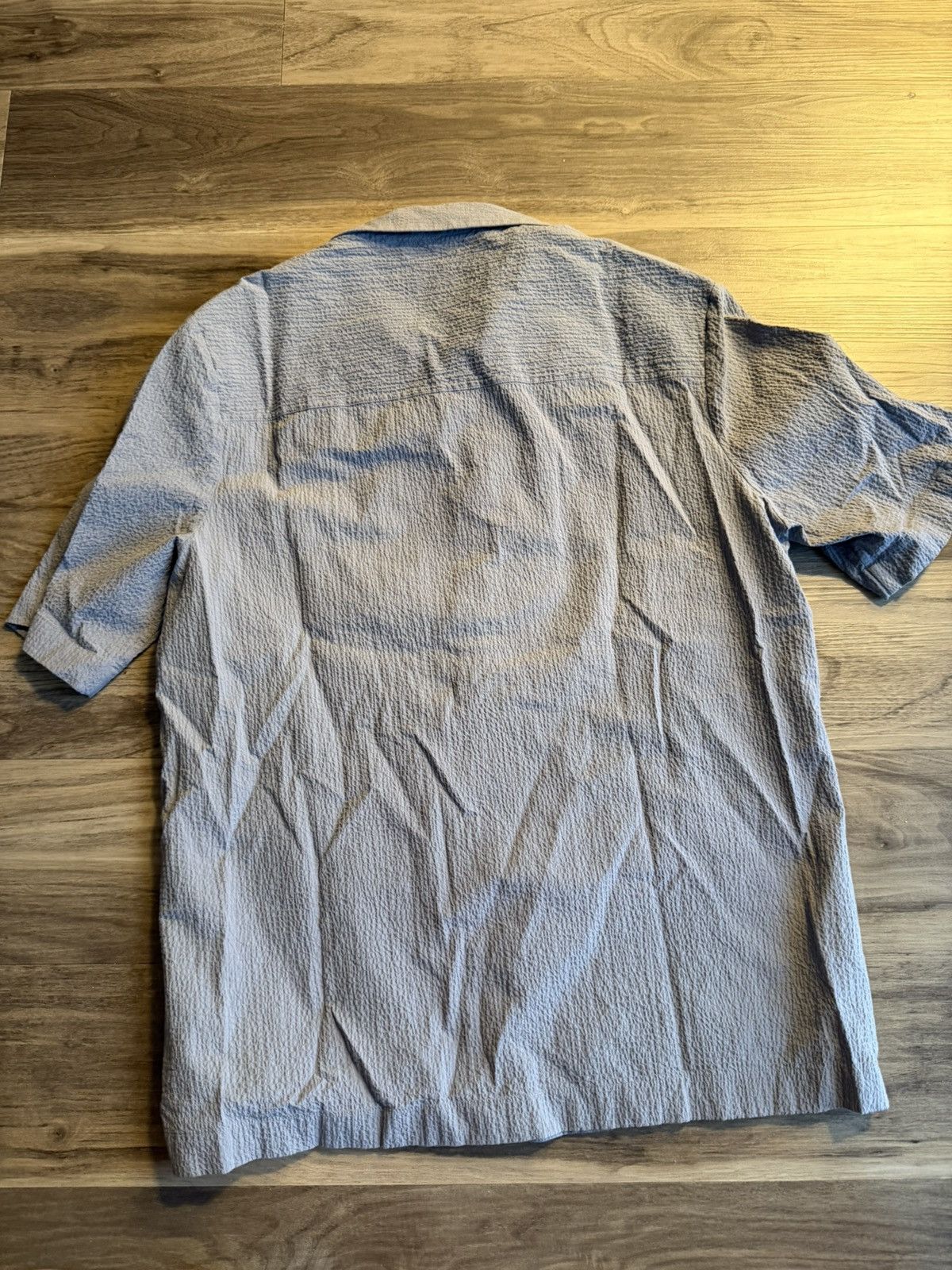 Cos Oversized Grey textured short sleeve shirt Size US S / EU 44-46 / 1 - 2 Thumbnail