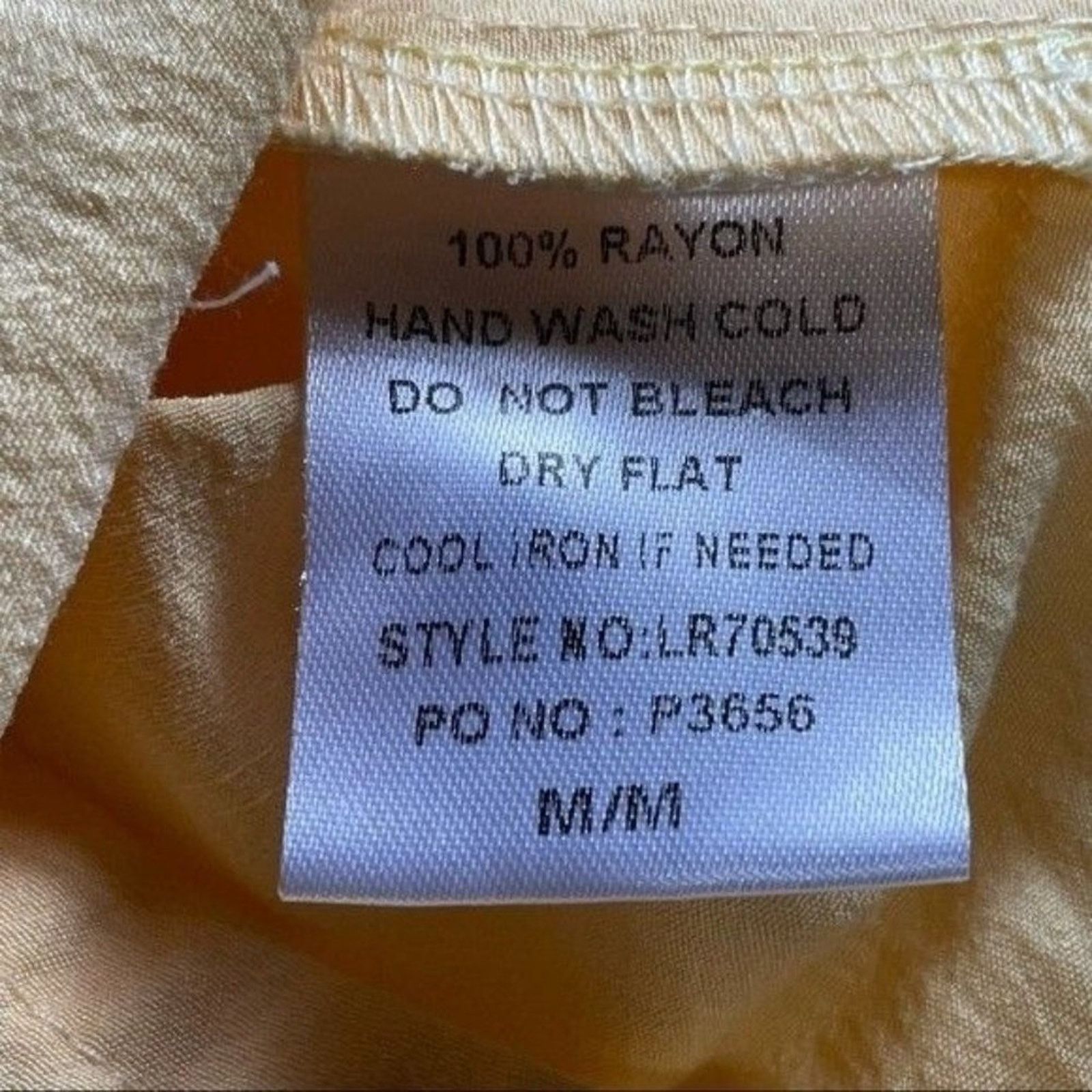 Other Main Strip Yellow Ruffle Mini Dress V-Neck Sleeveless Medium Size M / US 6-8 / IT 42-44 - 5 Thumbnail