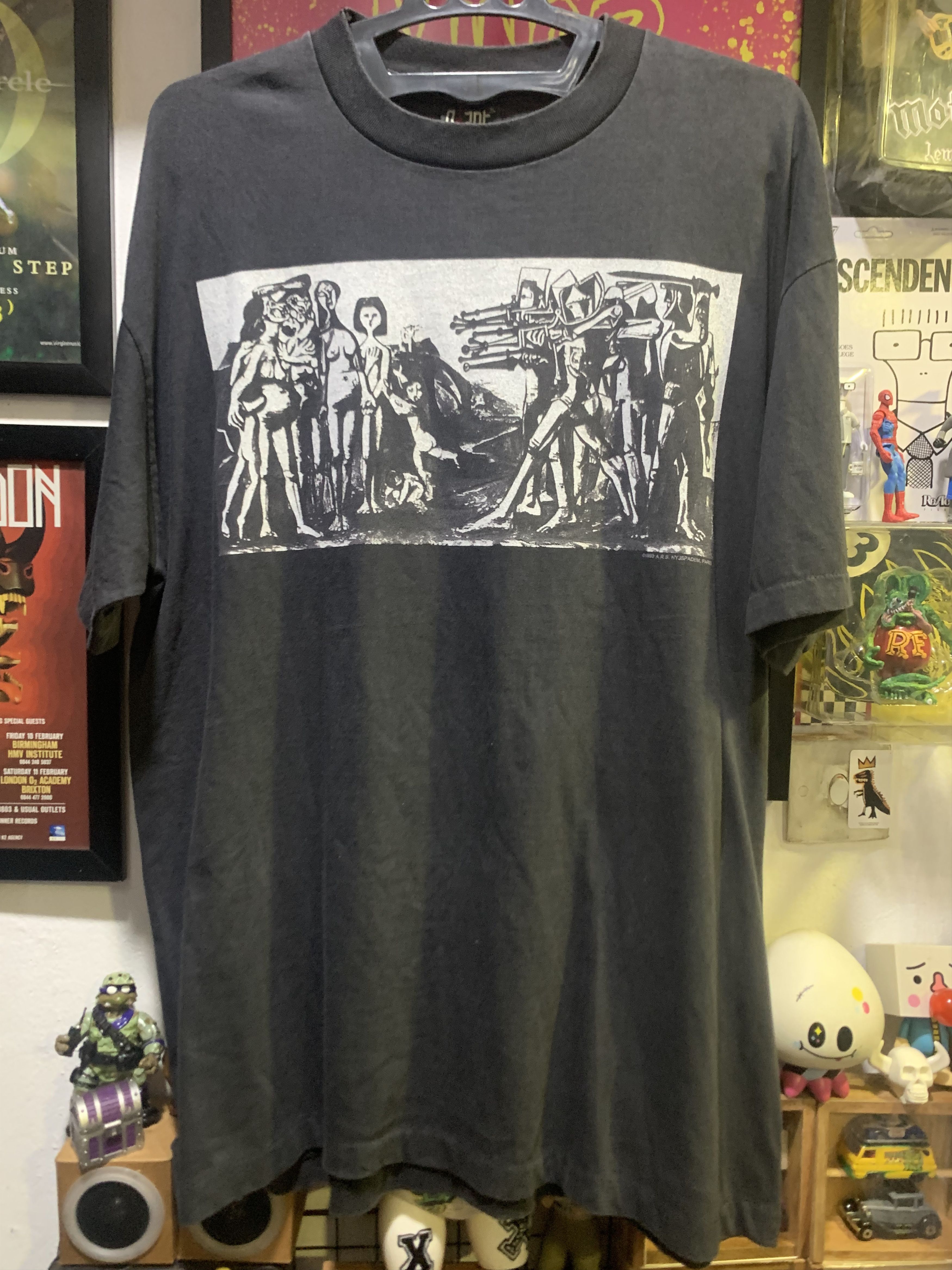 Band Tees Vintage NIRVANA, L7 & THE BREEDERS Live in Paris 1993 Size US XL / EU 56 / 4 - 1 Thumbnail