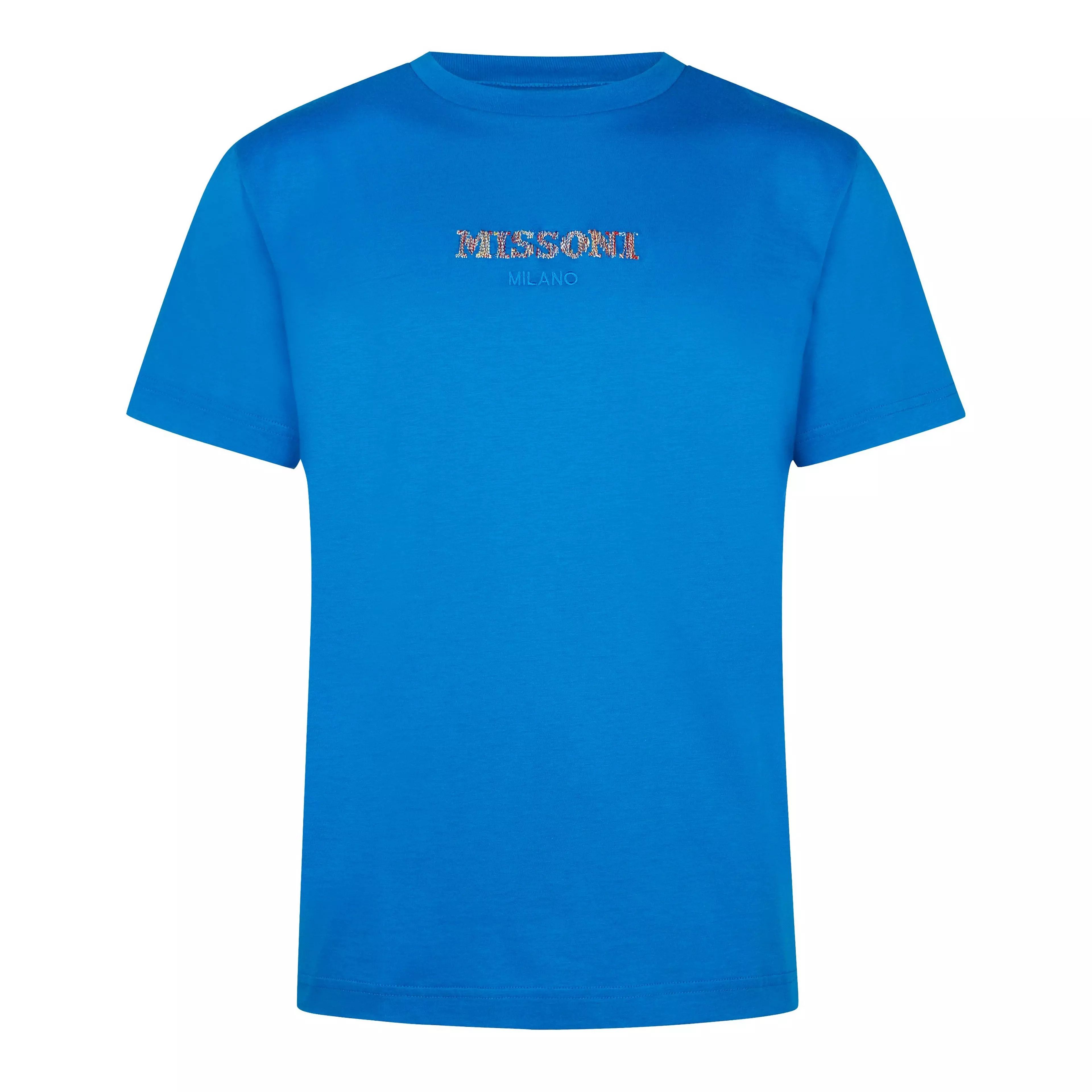 Missoni o1mle0925 Regular Fit T-Shirt in Blue Size US XS / EU 42 / 0 - 1 Thumbnail