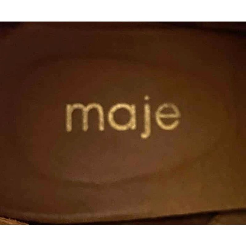 Maje Maje Jaune Gold Suede Ankle Booties Size EU40 US10 UK7 Size US 10 / IT 40 - 8 Thumbnail