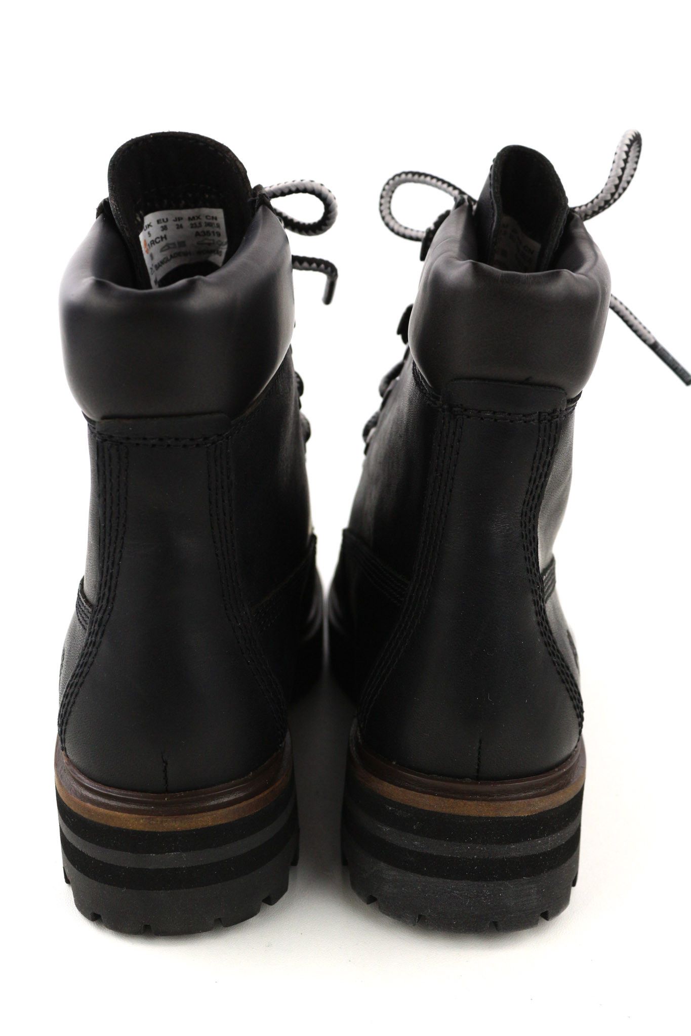Timberland A1RCH-A3519 EU37.5/38 Black Leather Lace Shoes 80846 Size US 6.5 / IT 36.5 - 8 Thumbnail