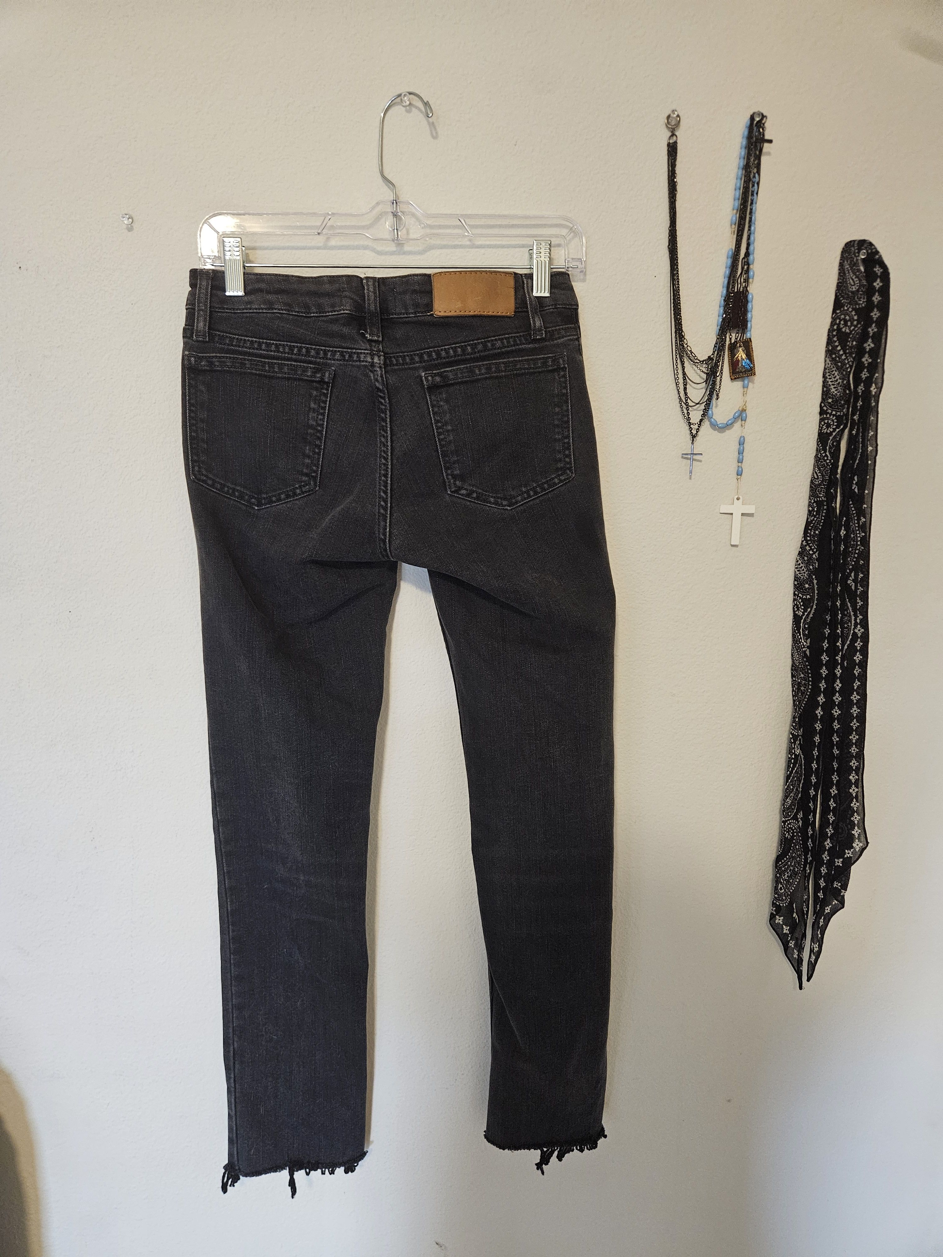 Acne Studios Acne Studios Kex Black Jeans Size US 27 - 2 Thumbnail