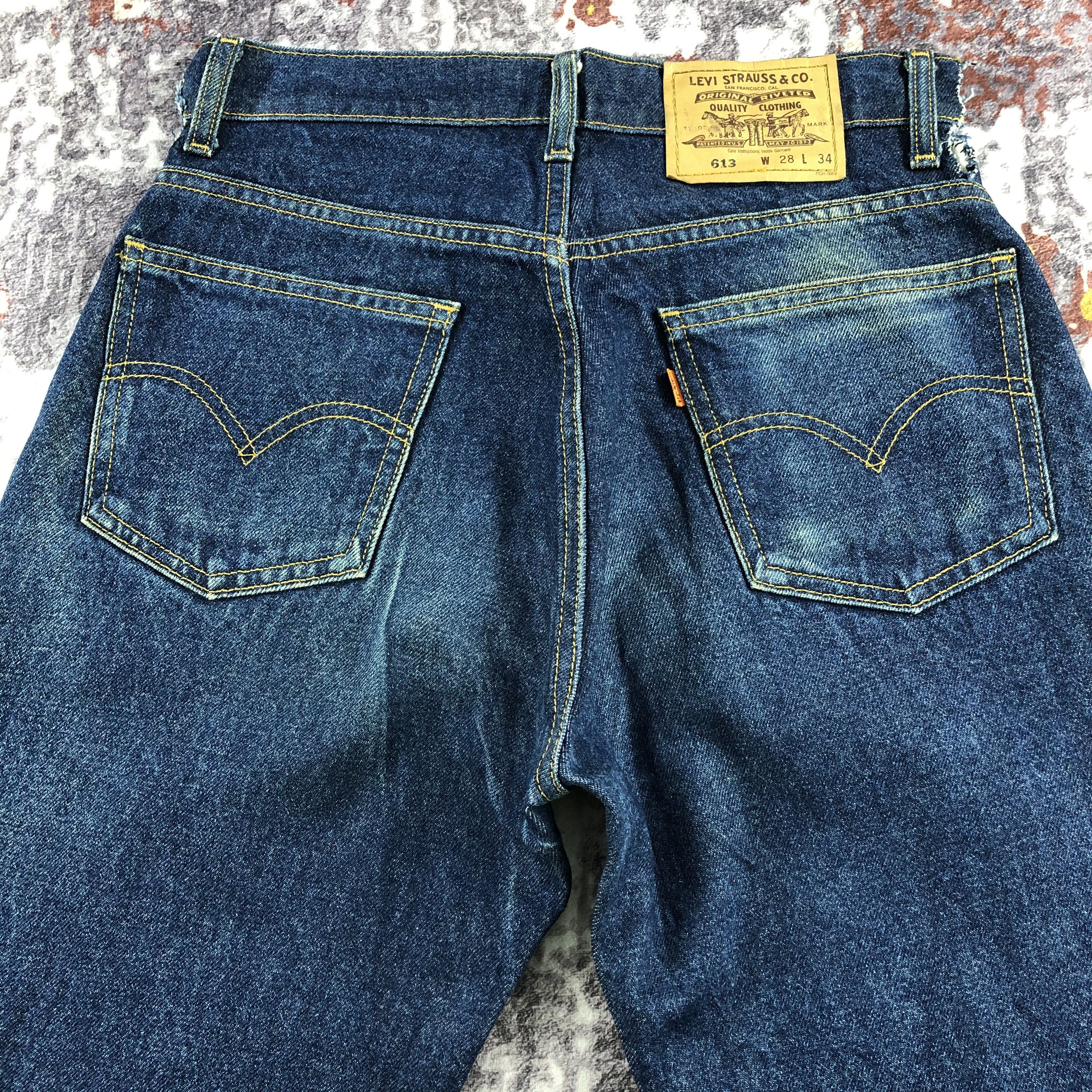 Levi's × Vintage Vintage 90s High Waist Levis 613 Jeans-JM2672 Size 26" / US 2 / IT 38 - 4 Thumbnail