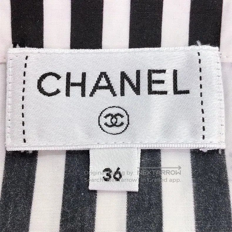 Chanel Chanel 24M black and white striped suspender jumpsuit Size 24" / US 00 / IT 34 - 5 Thumbnail