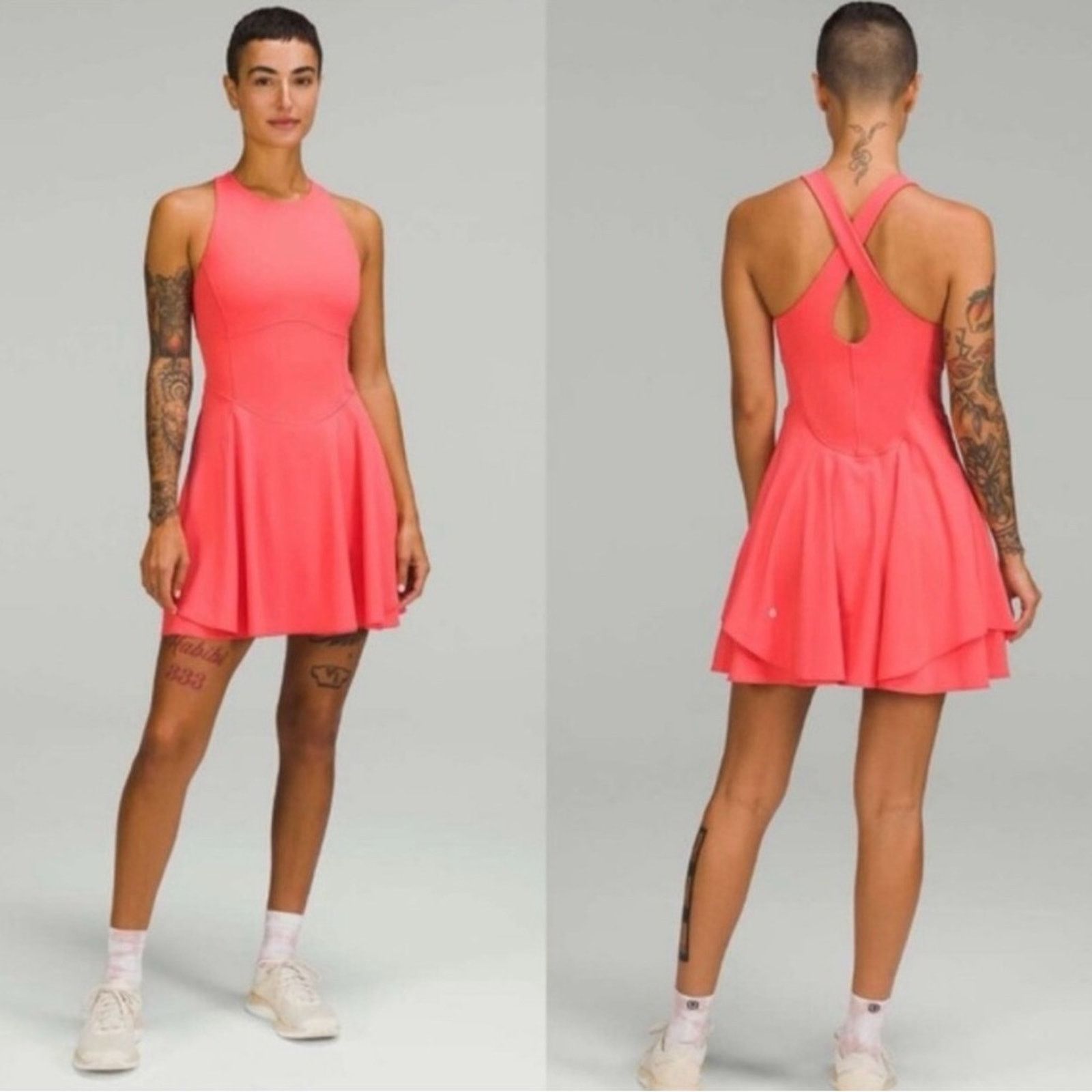 Lululemon Light Blue Lululemon Court Crush Tennis Dress Size S / US 4 / IT 40 - 12 Thumbnail