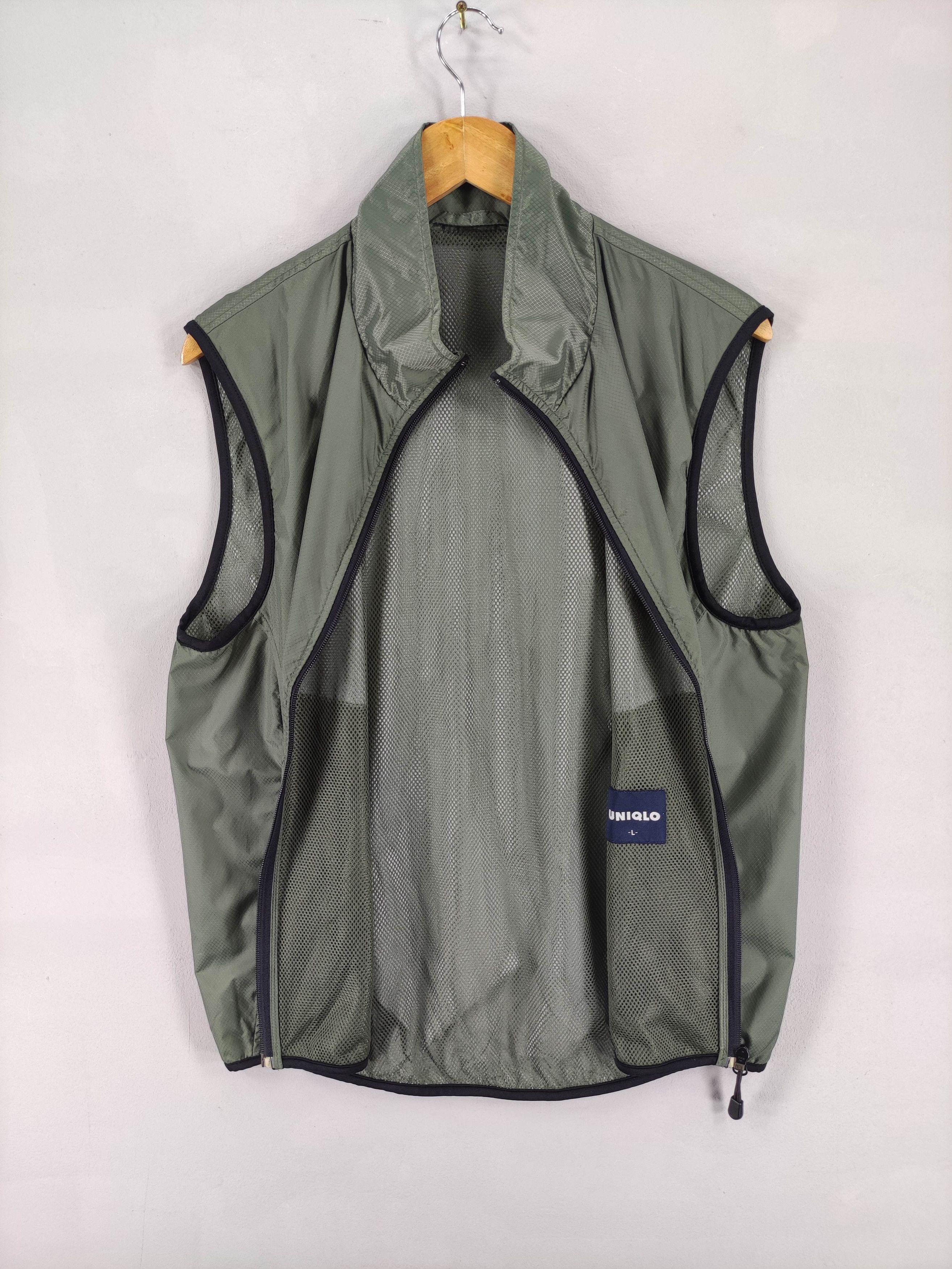Uniqlo Vintage 90s Uniqlo Vest Windbreaker Zipper Size US L / EU 52-54 / 3 - 3 Thumbnail