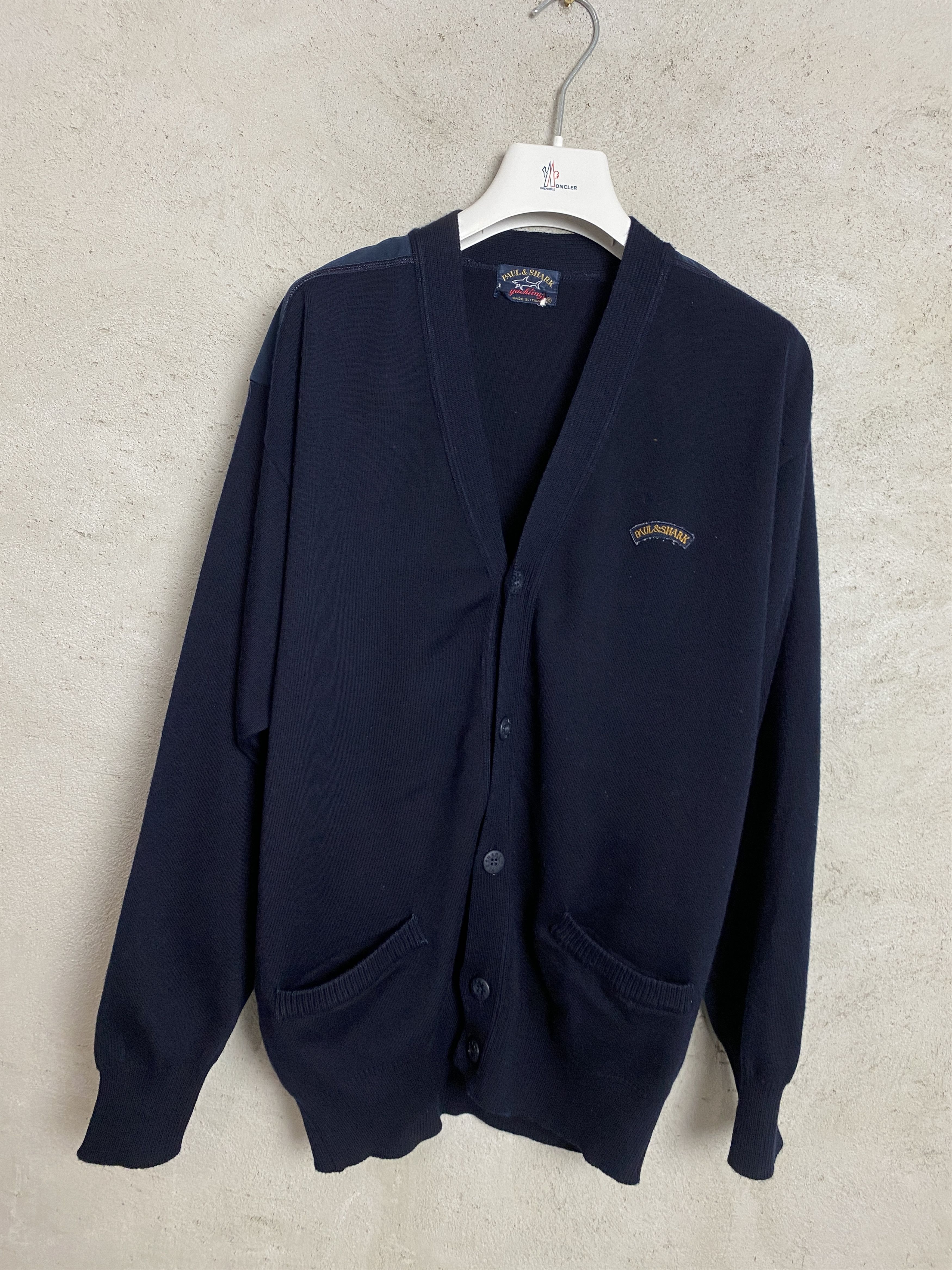 Paul & Shark Paul & Shark vintage wool blend cardigan sweater knitwear Size US XL / EU 56 / 4 - 1 Thumbnail