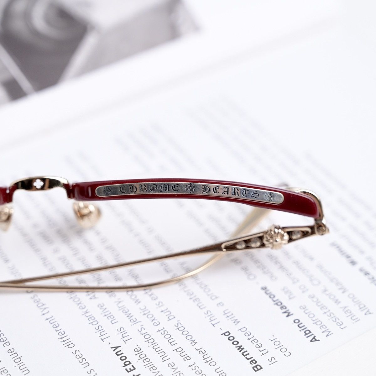 Chrome Hearts CHROME HEARTS SLUNTRADICTION (54) BORDELLO/ GP GLASSES Size ONE SIZE - 3 Thumbnail