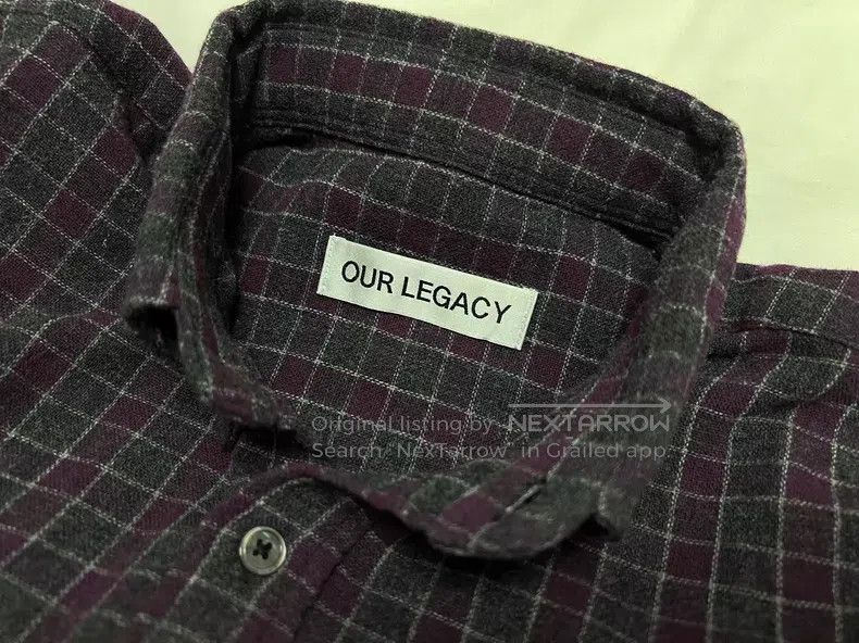 Our Legacy Our Legacy Long Sleeve Plaid Shirt Size US M / EU 48-50 / 2 - 4 Thumbnail