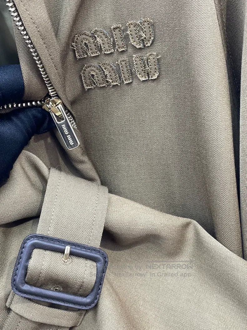 Miu Miu Miu Miu 36 Workwear jacket coat Size S / US 4 / IT 40 - 5 Thumbnail