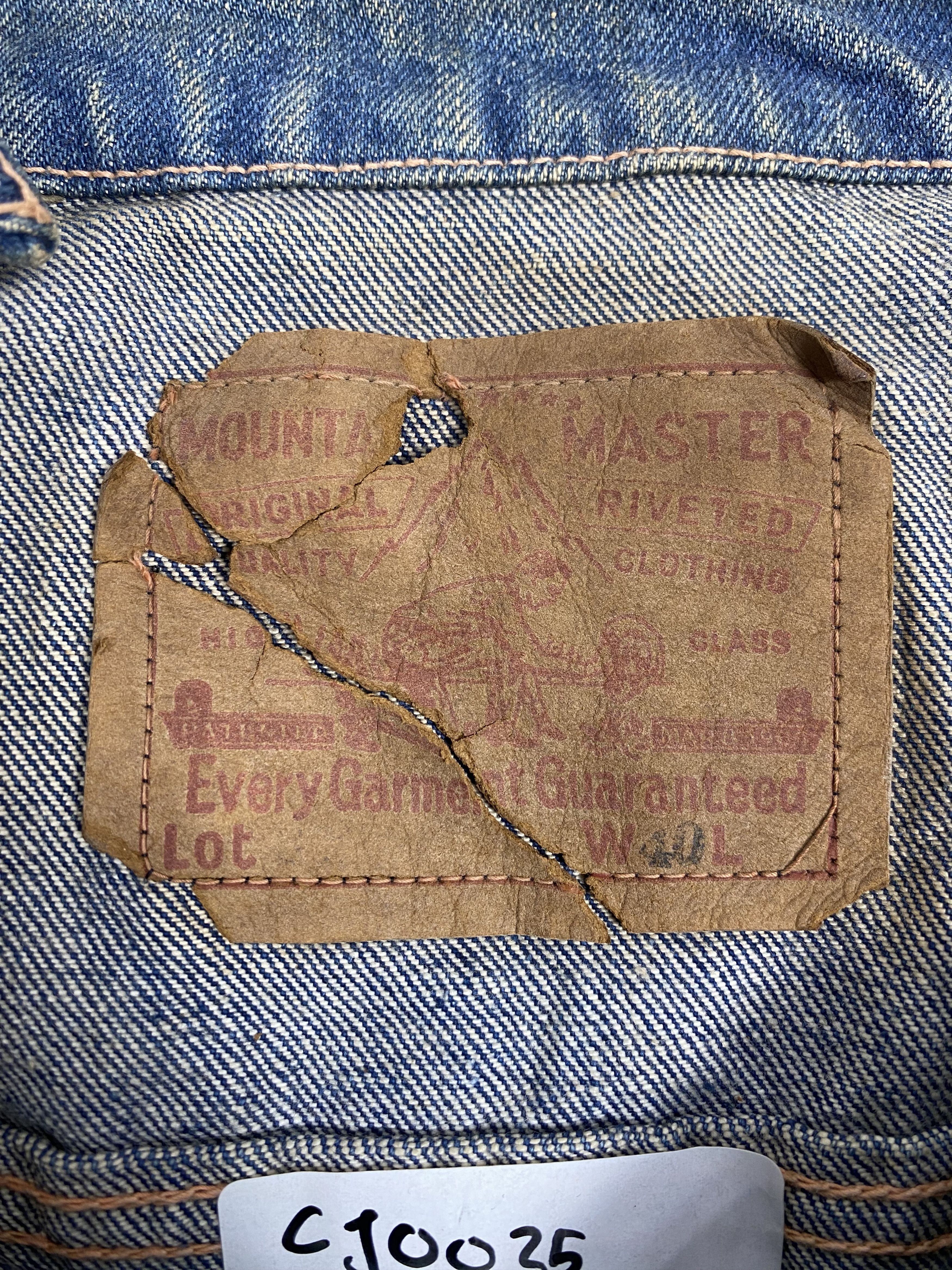 Japanese Brand × Vintage Vintage Moutain Master Denim Jacket Size US S / EU 44-46 / 1 - 5 Thumbnail