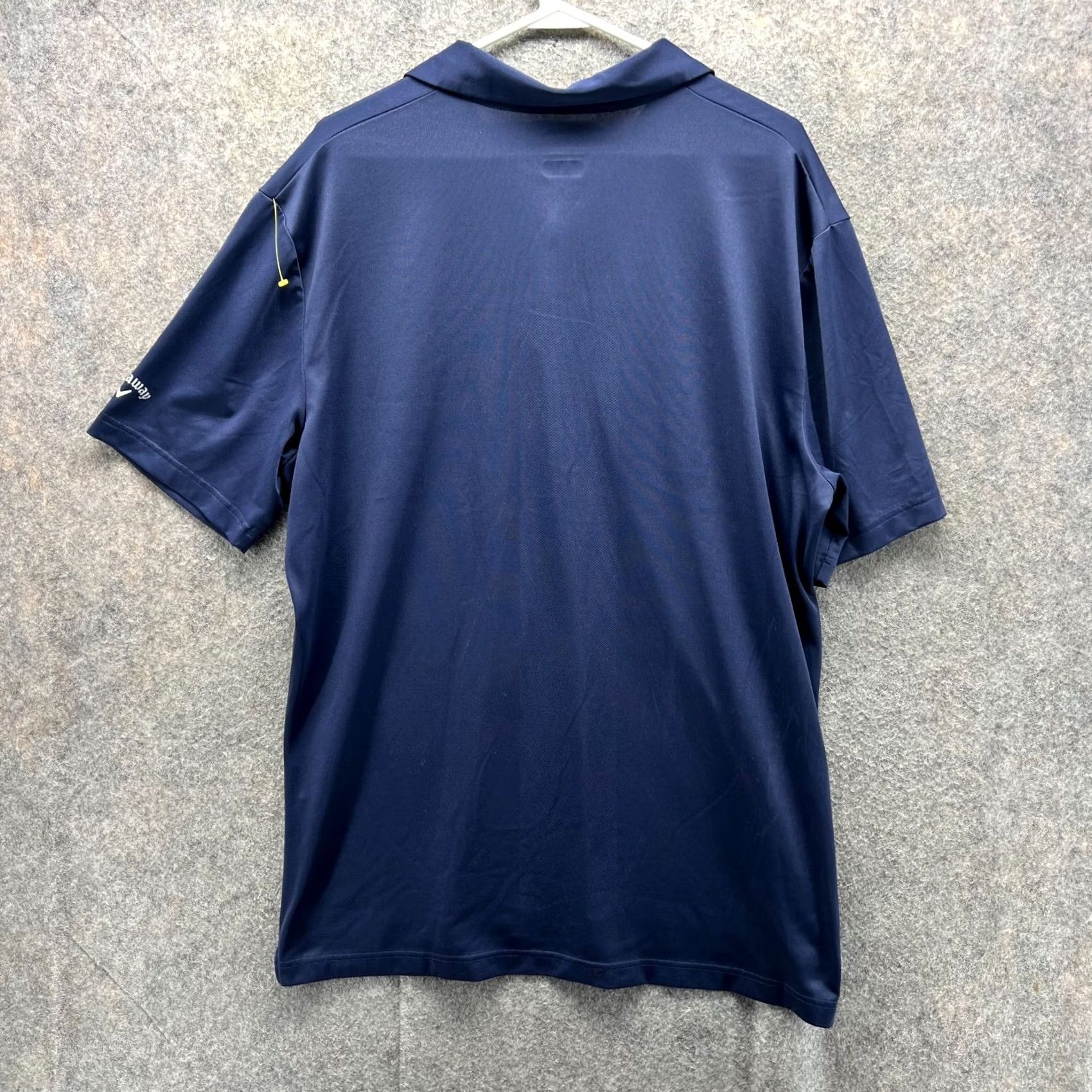 Callaway VINTAGE Callaway Polo Shirt Men Large Blue Opti Dri Polyester Striped Golf Shirt Mens Regular Short Sleeve Polo 48 in Chest Size US L / EU 52-54 / 3 - 2 Thumbnail