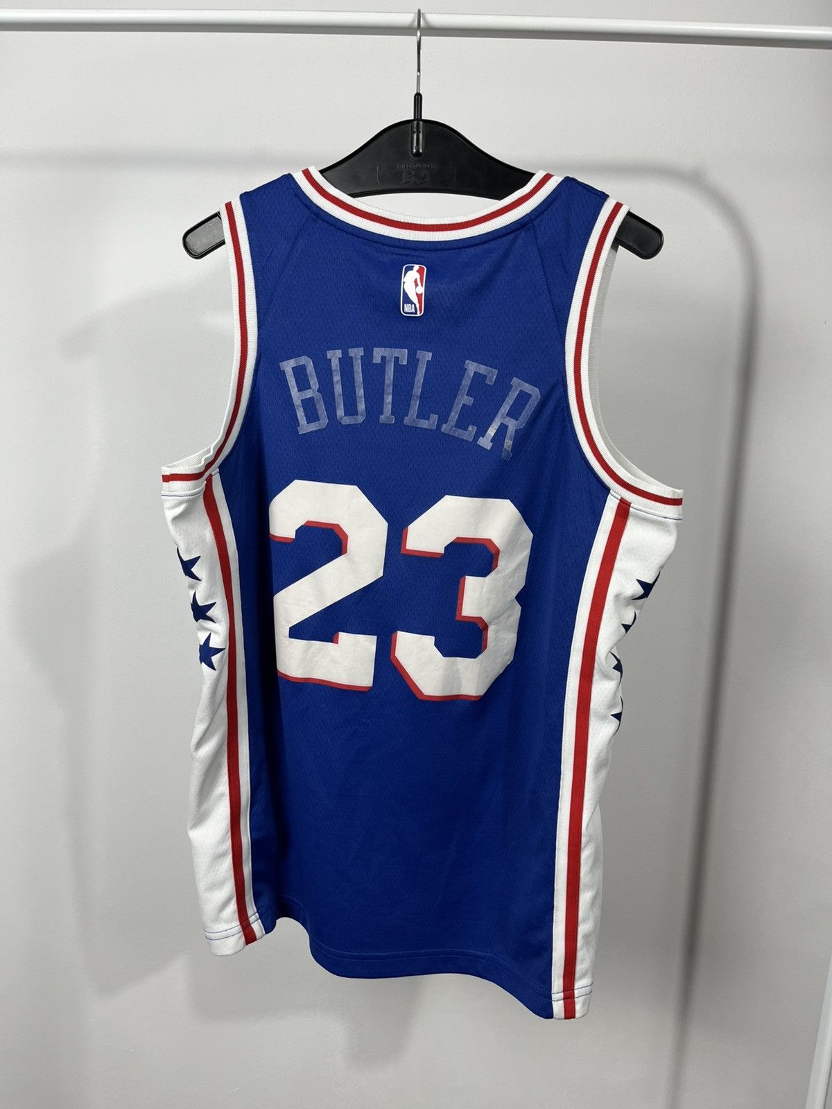 Nike Nike NBA 76ers Jimmy Butler #23 Swingman Jersey Blue Size M Size US M / EU 48-50 / 2 - 13 Thumbnail