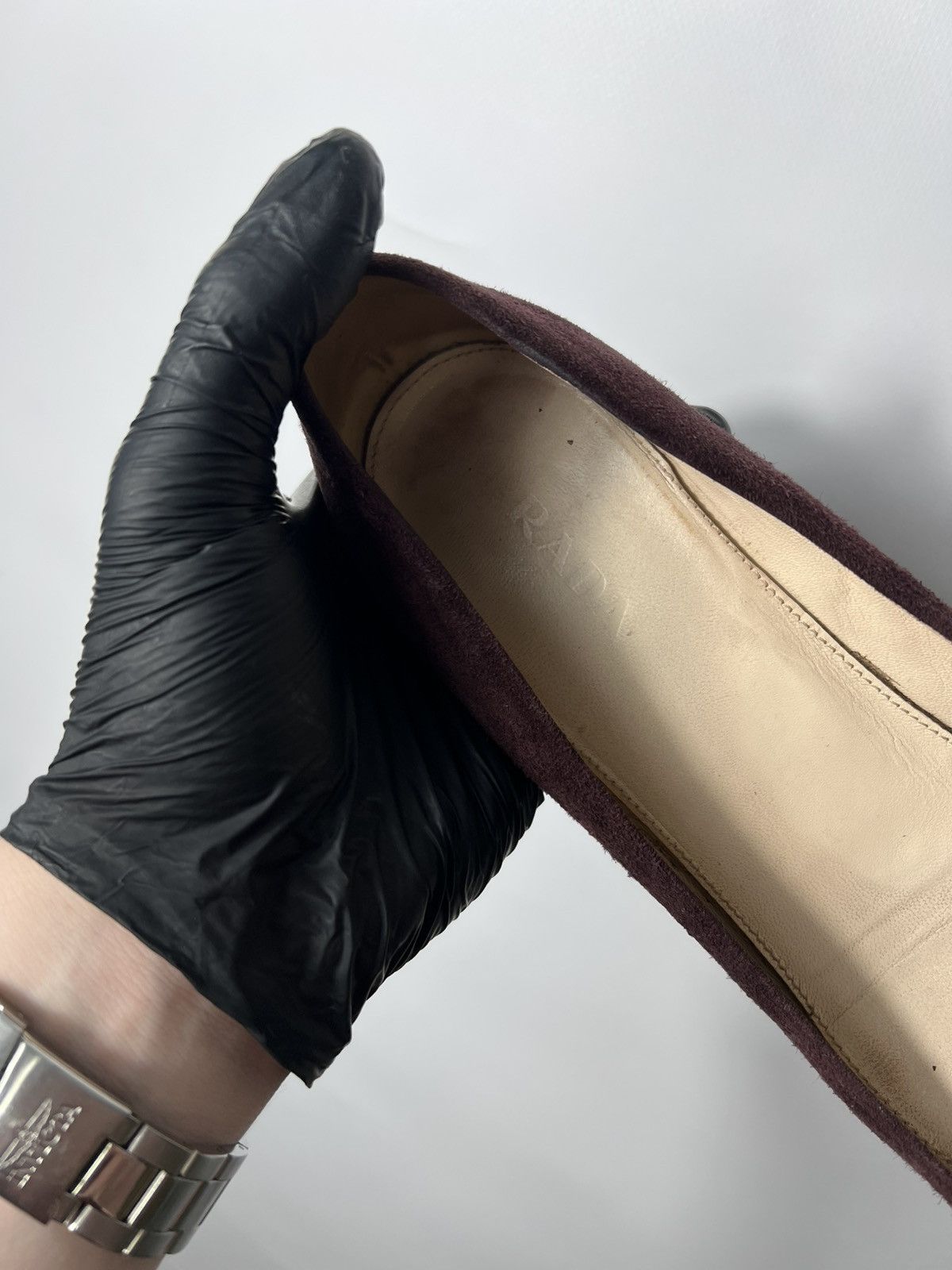 Vintage rare Italian designer Luxury Prada Heels Size 41