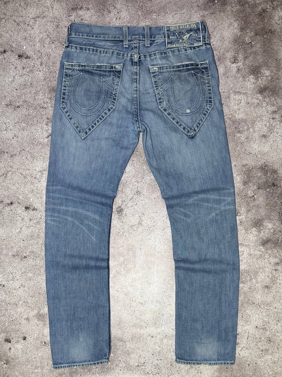 True Religion True Relegion Vintage Blue Denim Jeans Streetwear Japanese Size US 34 / EU 50 - 1 Thumbnail