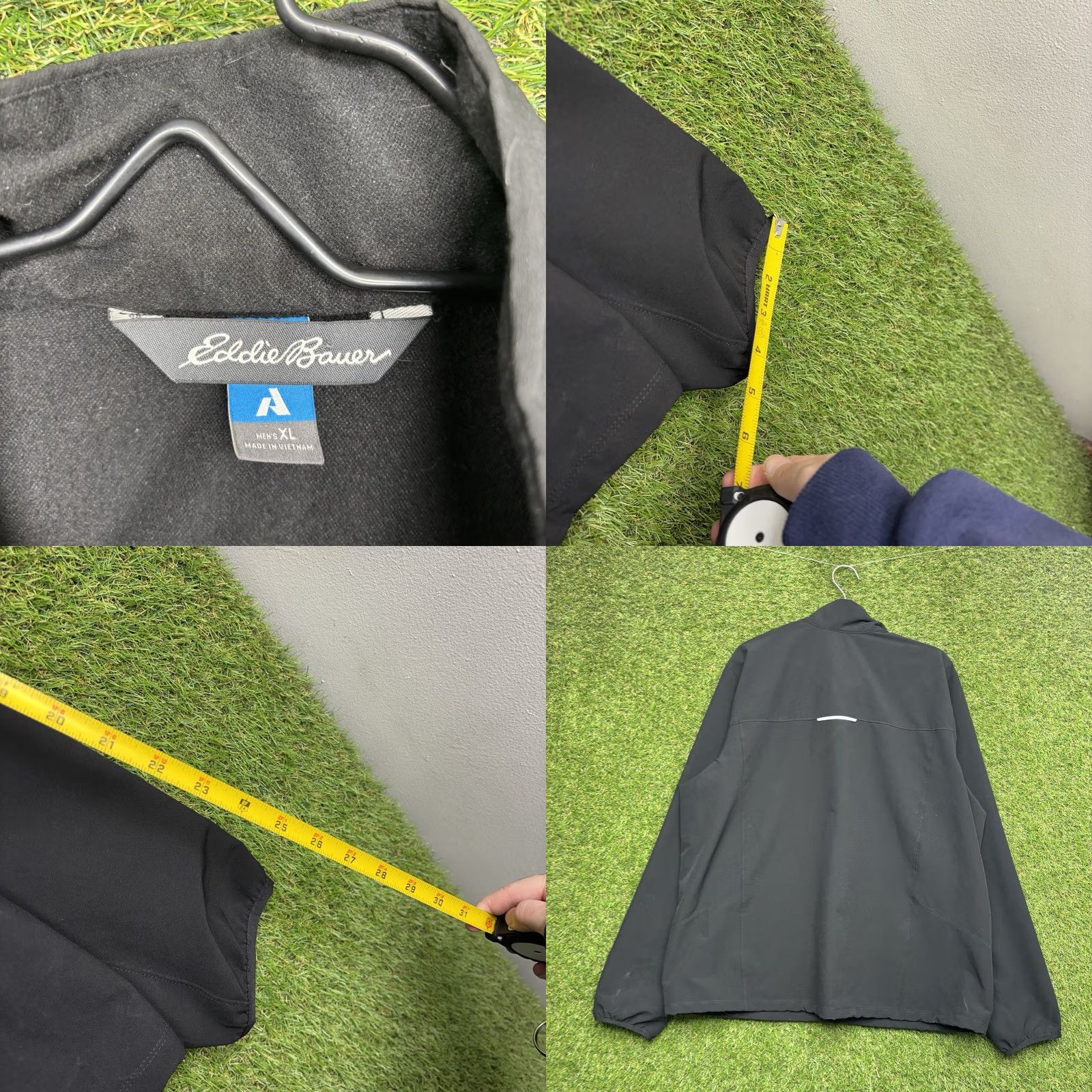 Eddie Bauer Eddie Bauer First Ascent Jacket Mens XL Black Water Resistant Soft Shell Outdoor Windbreaker Mid-Length Jacket Size US XL / EU 56 / 4 - 8 Thumbnail