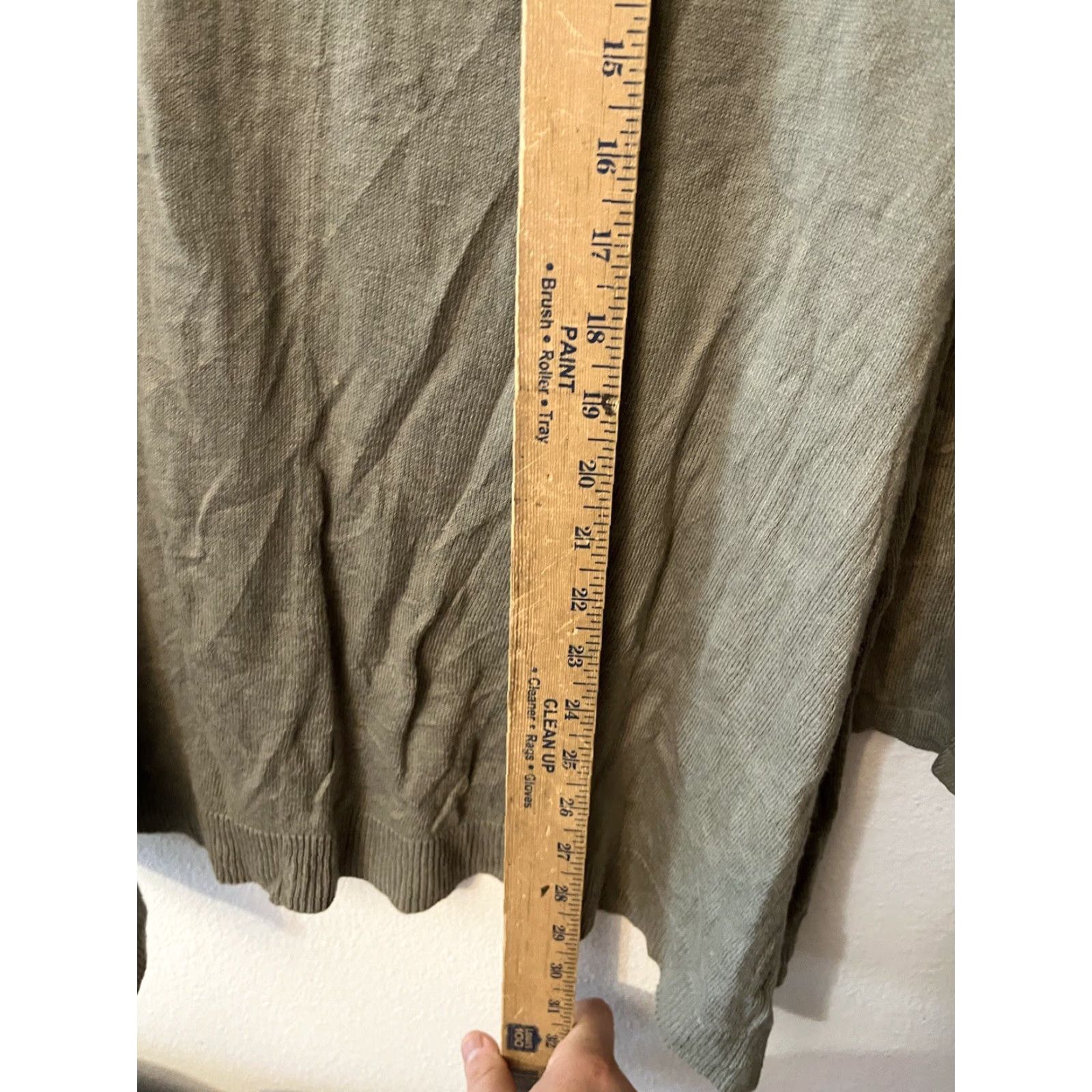 Vintage Chicos Sweater Women Long Sleeve Light V-Neck Gray Size 0 Size XS / US 0-2 / IT 36-38 - 4 Thumbnail